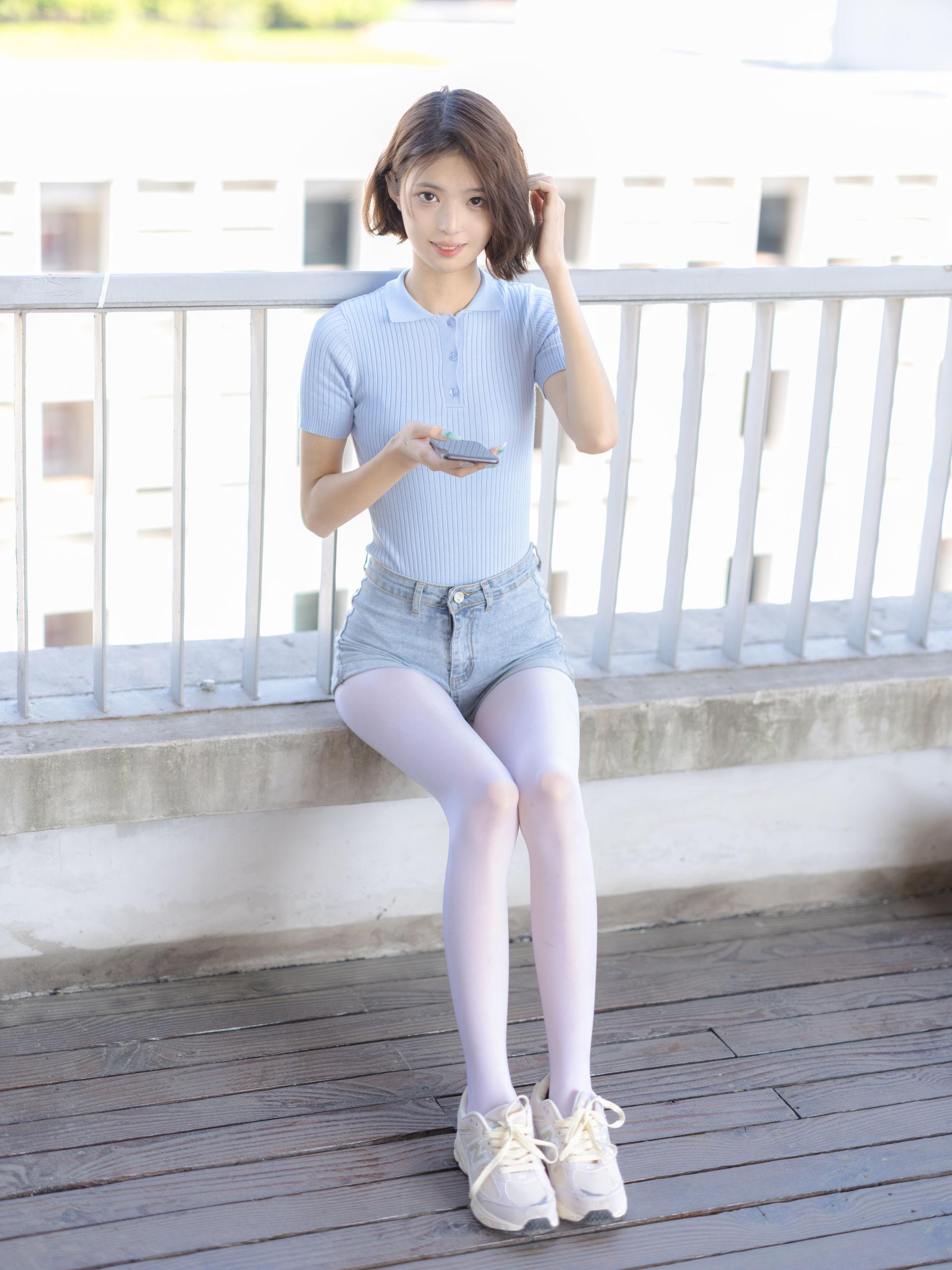 森萝财团写真 - 媛媛 试拍 15D超薄白丝  第39张