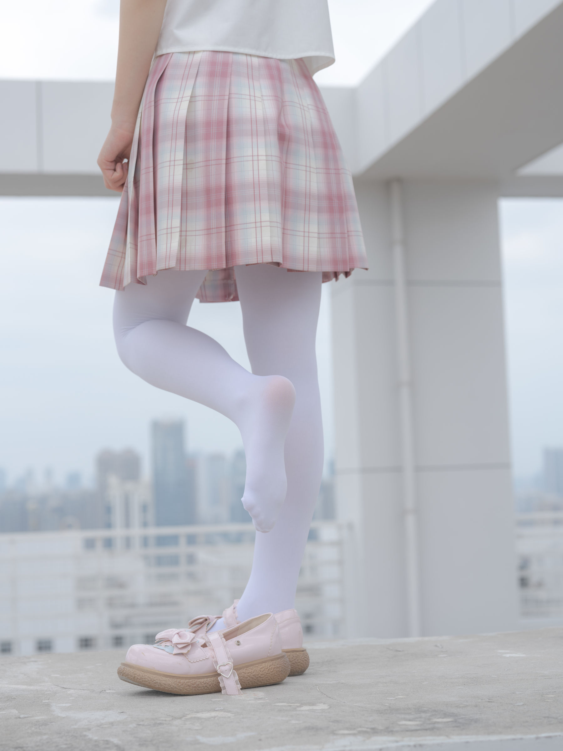 森萝财团写真 - 小圆 试拍 JKJK格子裙 80D  第24张