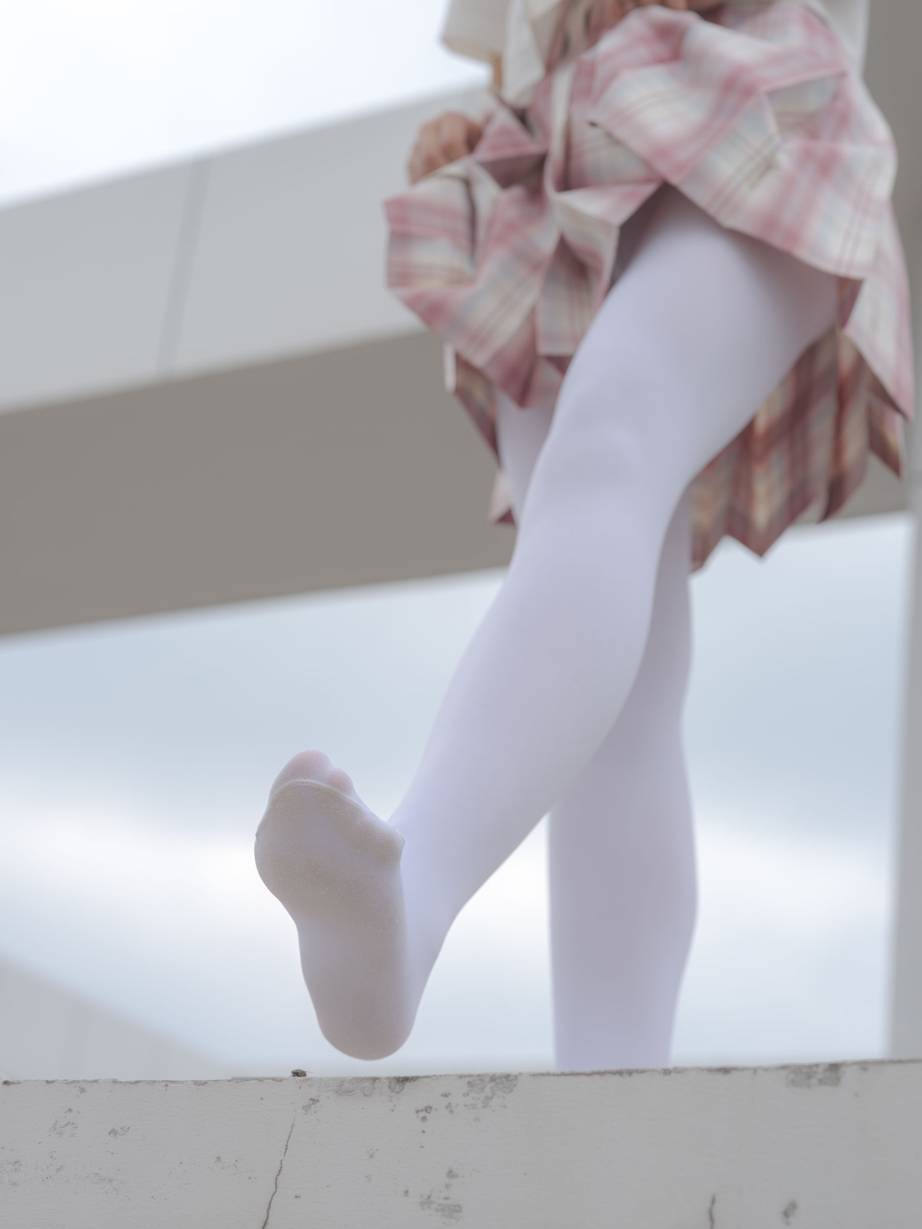 森萝财团写真 - 小圆 试拍 JKJK格子裙 80D  第50张