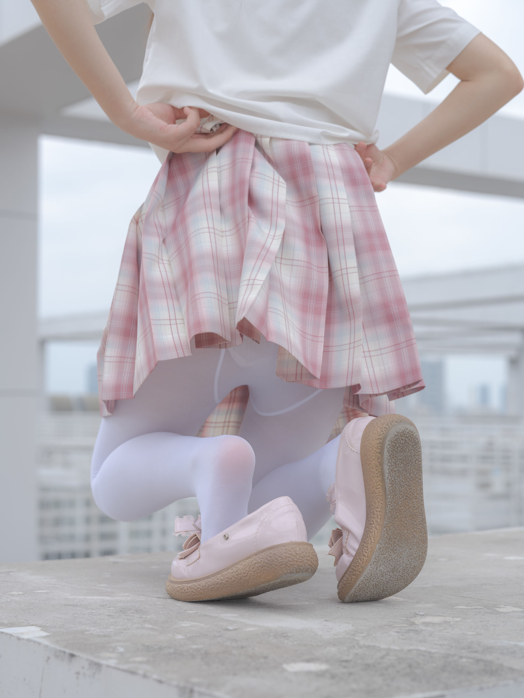 森萝财团写真 - 小圆 试拍 JKJK格子裙 80D  第26张