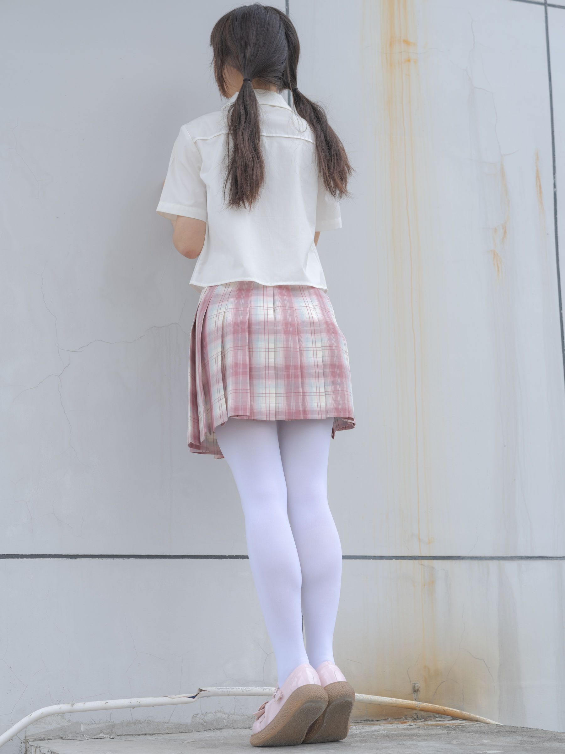 森萝财团写真 - 小圆 试拍 JKJK格子裙 80D  第10张