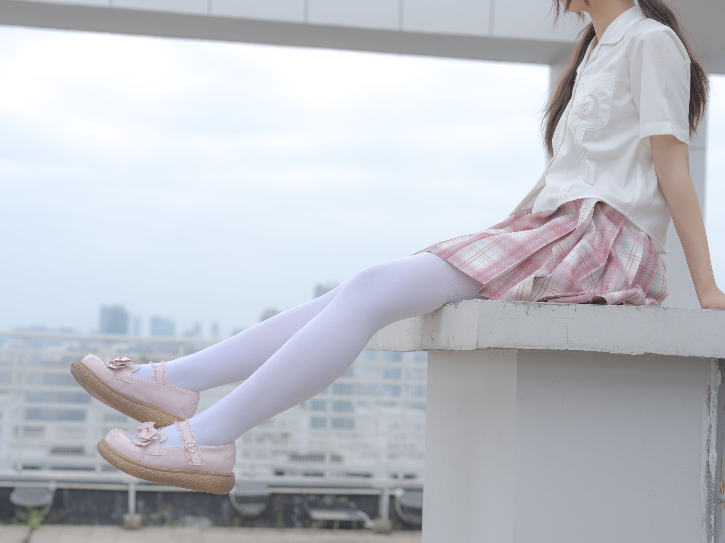 森萝财团写真 - 小圆 试拍 JKJK格子裙 80D  第18张