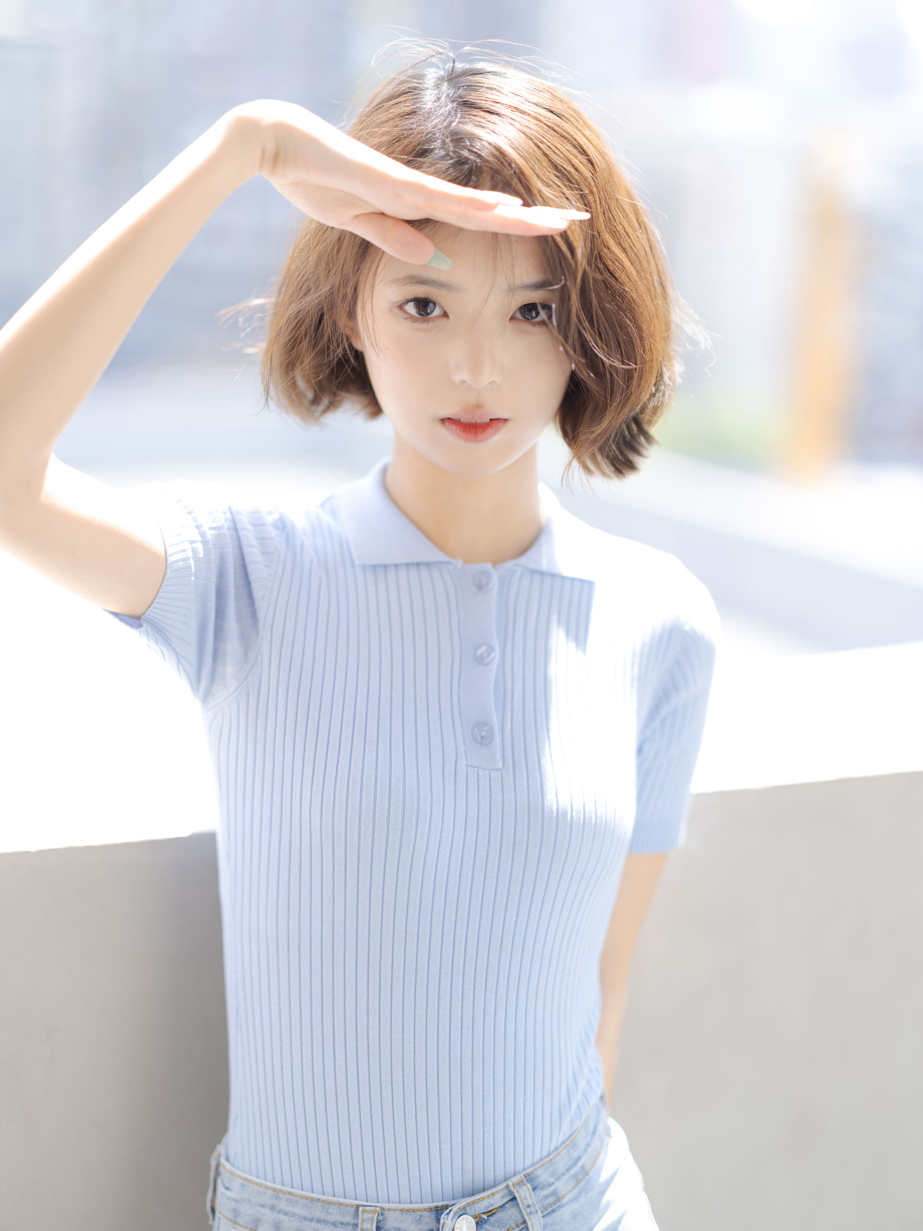 森萝财团写真 - 媛媛 试拍 15D超薄白丝  第1张