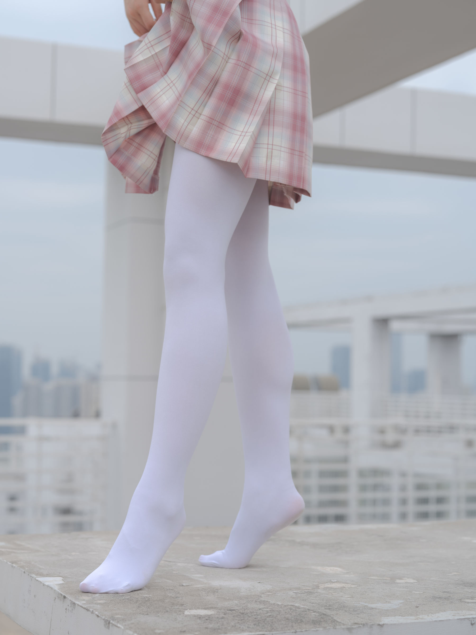 森萝财团写真 - 小圆 试拍 JKJK格子裙 80D  第51张