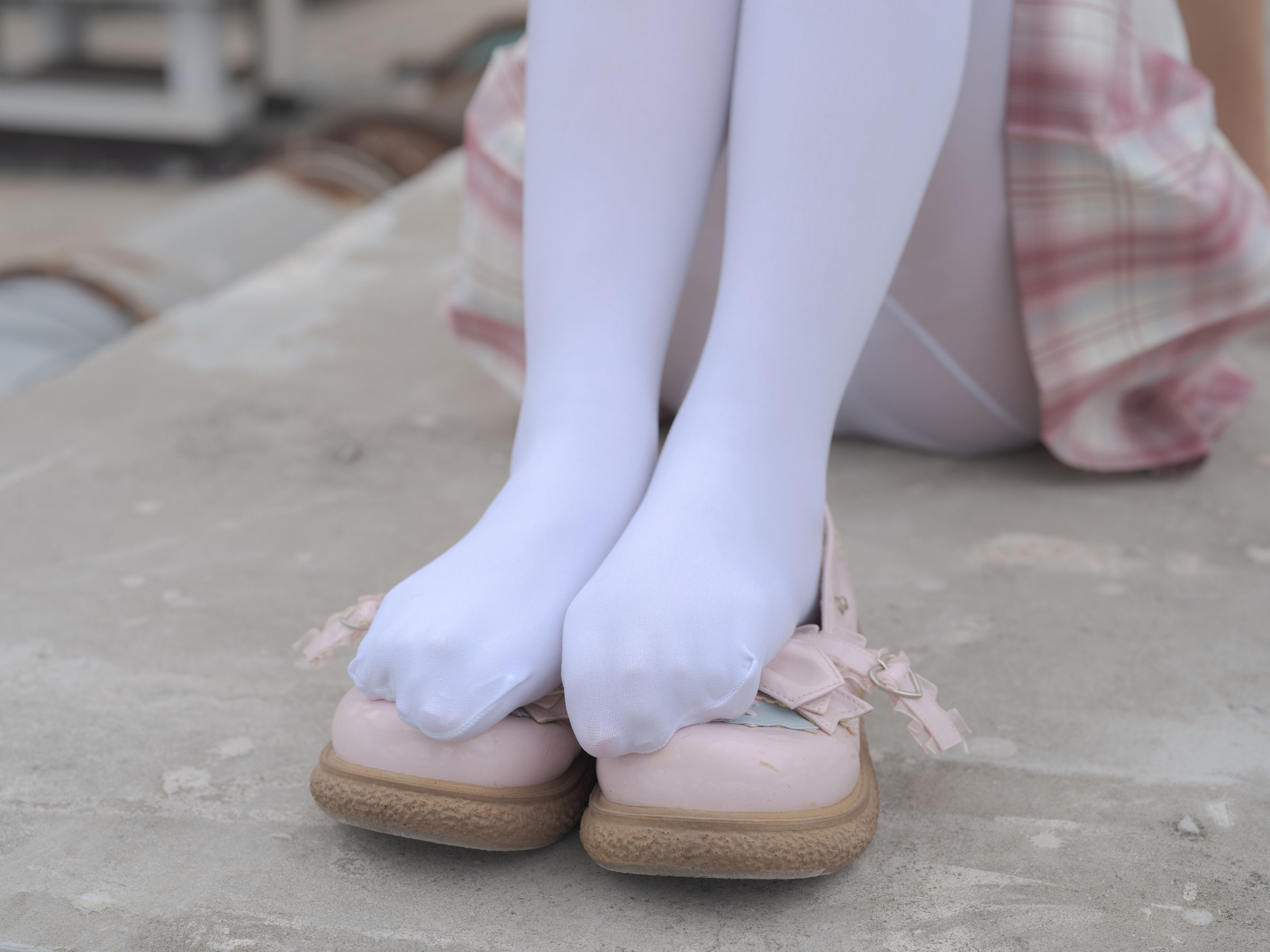 森萝财团写真 - 小圆 试拍 JKJK格子裙 80D  第38张