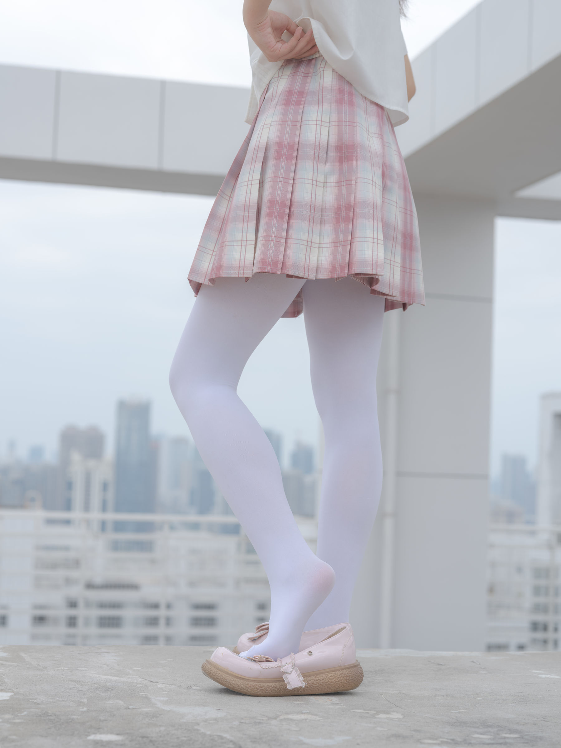 森萝财团写真 - 小圆 试拍 JKJK格子裙 80D  第23张