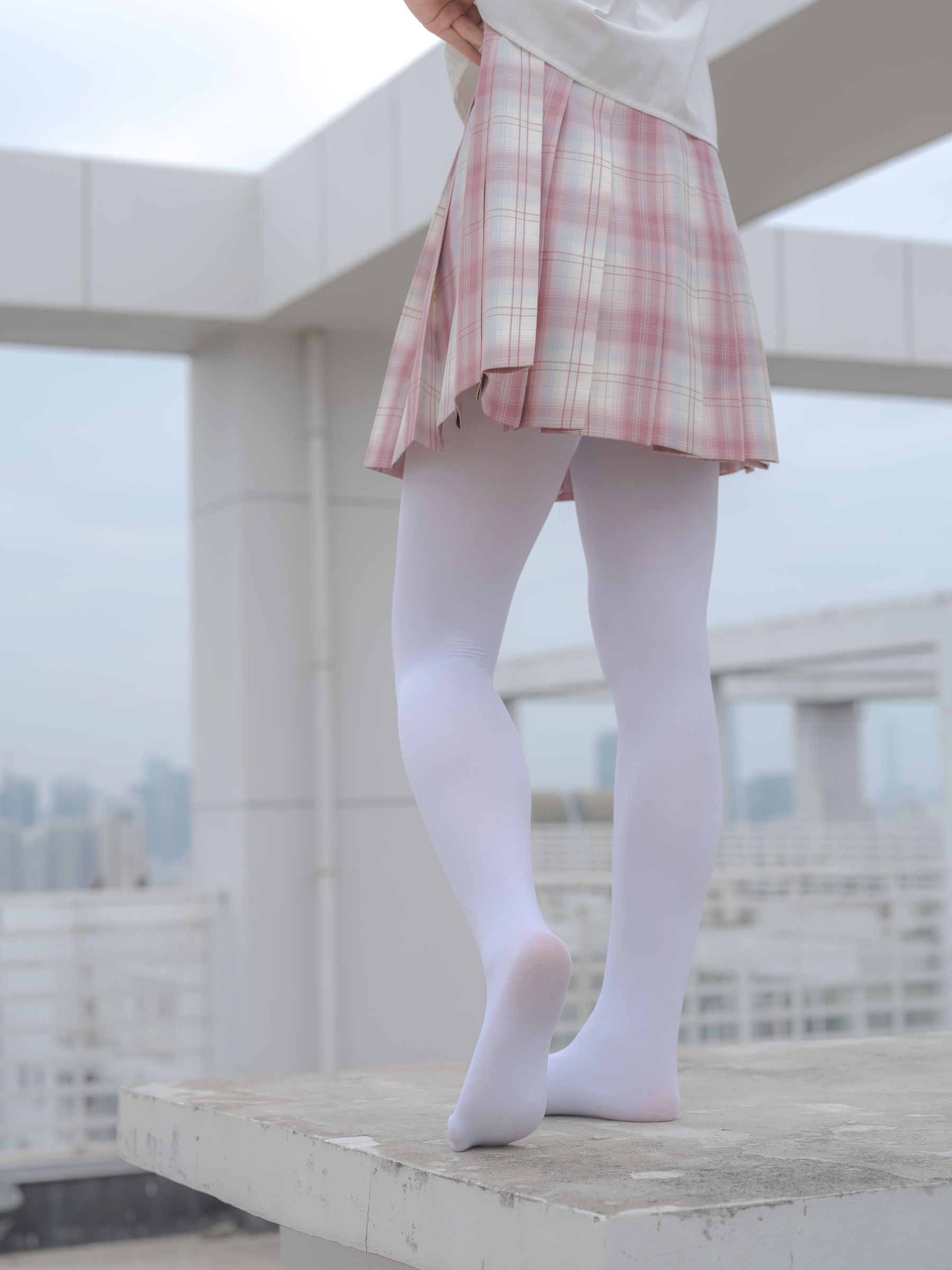 森萝财团写真 - 小圆 试拍 JKJK格子裙 80D  第43张