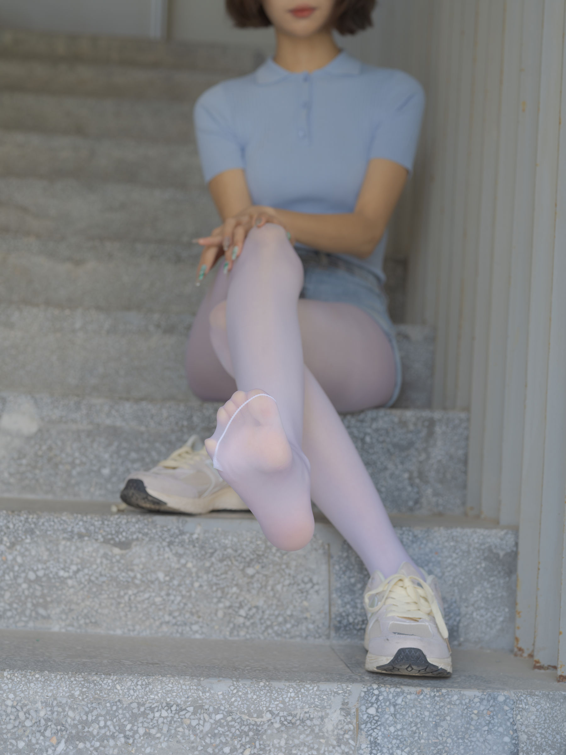 森萝财团写真 - 媛媛 试拍 15D超薄白丝  第11张