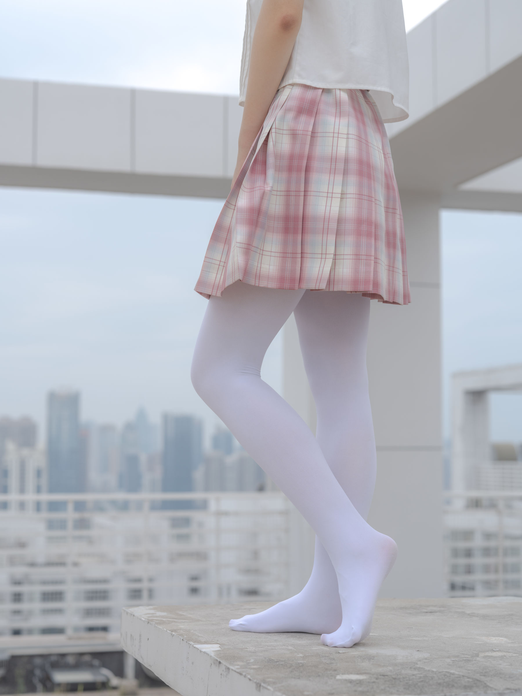 森萝财团写真 - 小圆 试拍 JKJK格子裙 80D  第42张