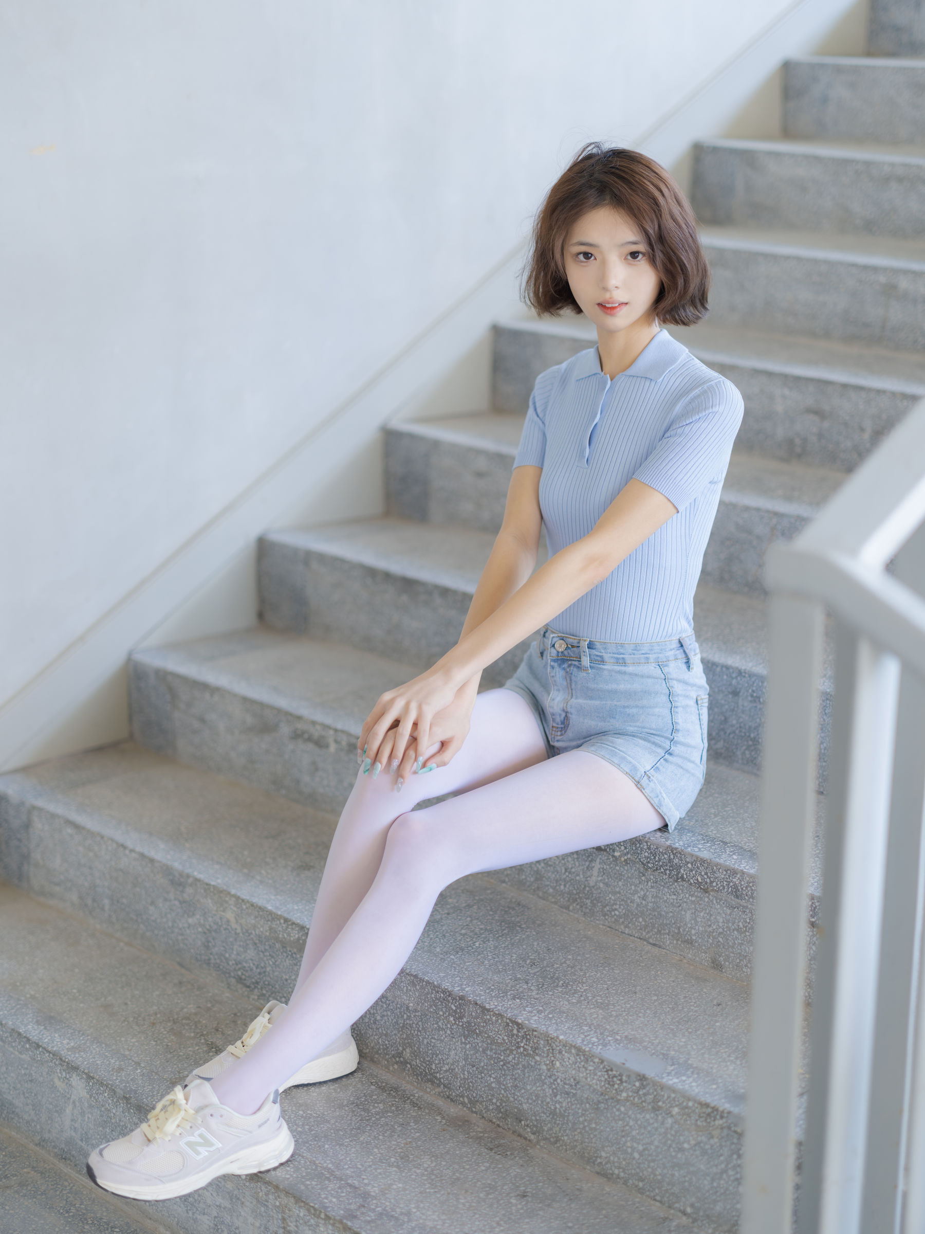 森萝财团写真 - 媛媛 试拍 15D超薄白丝  第2张