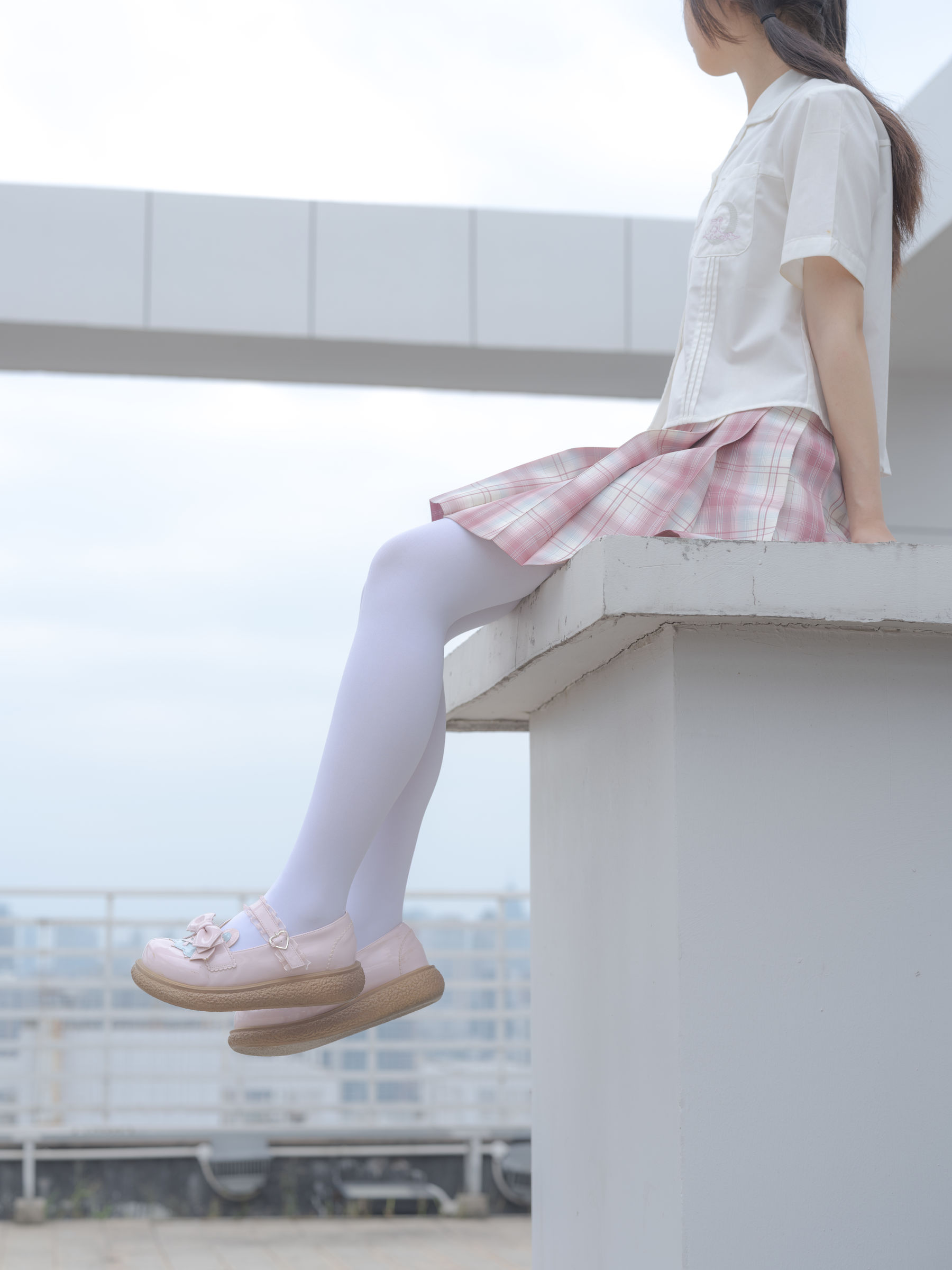 森萝财团写真 - 小圆 试拍 JKJK格子裙 80D  第14张