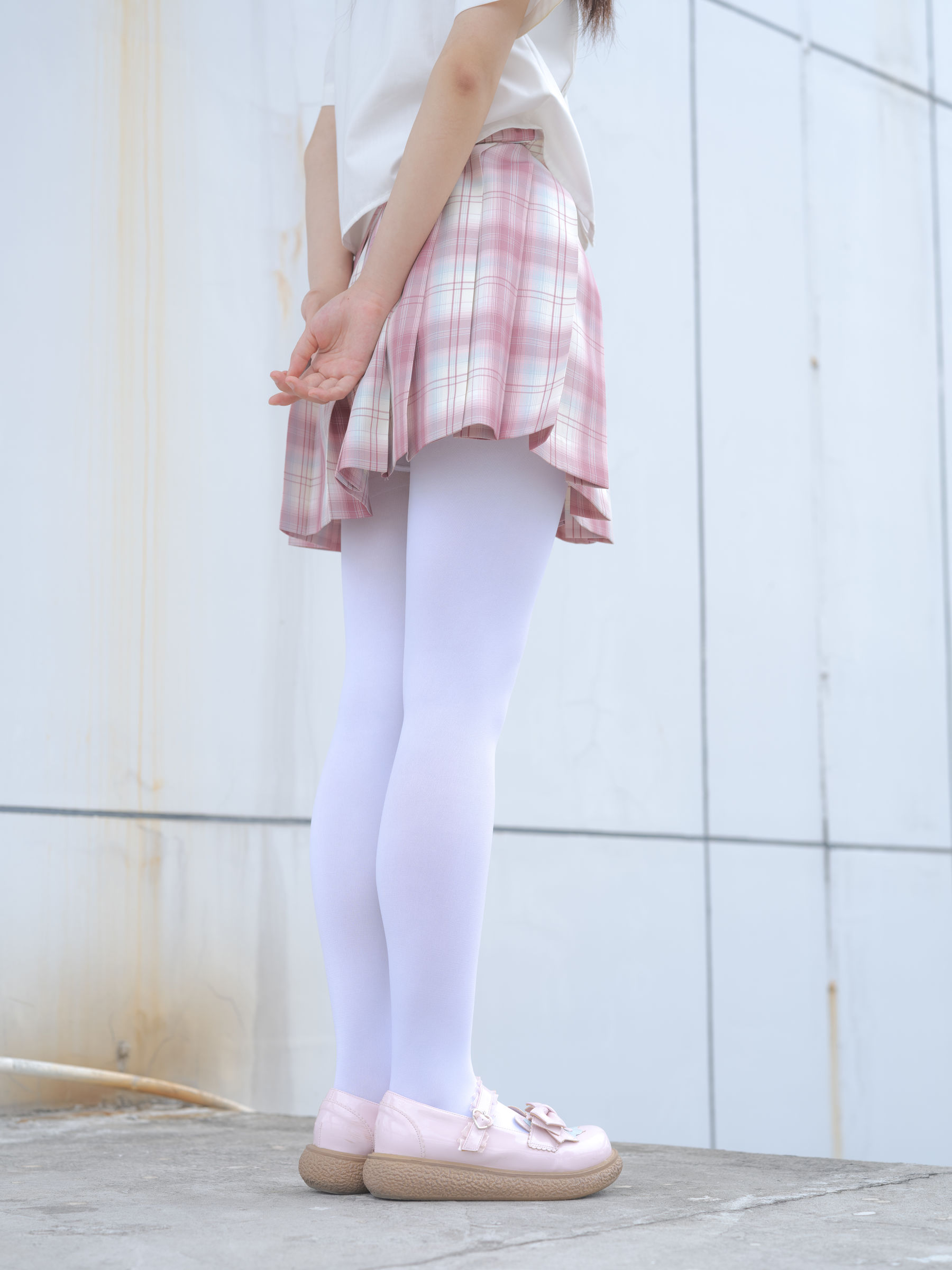 森萝财团写真 - 小圆 试拍 JKJK格子裙 80D  第3张