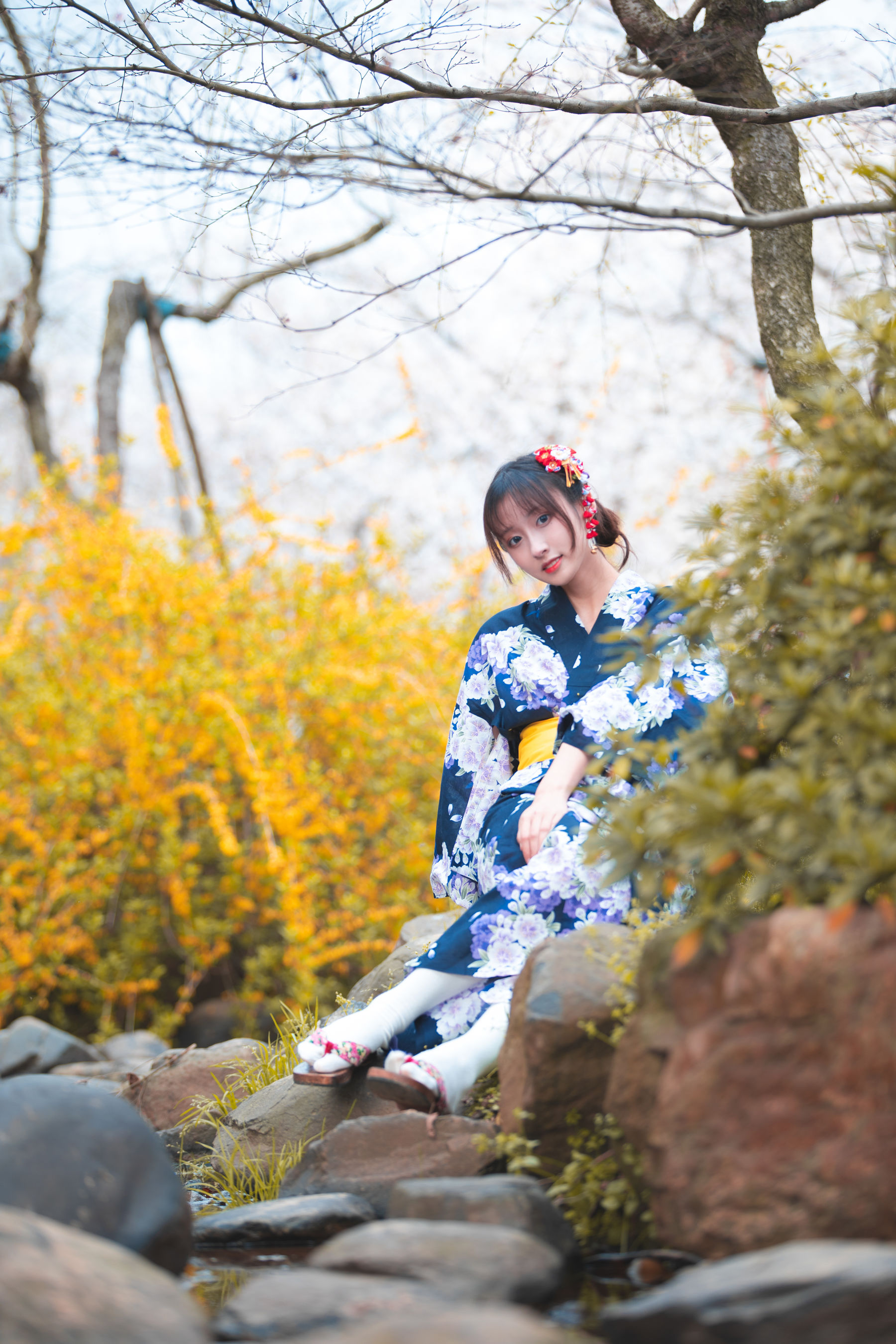 冬马路纱 - 樱园浴衣