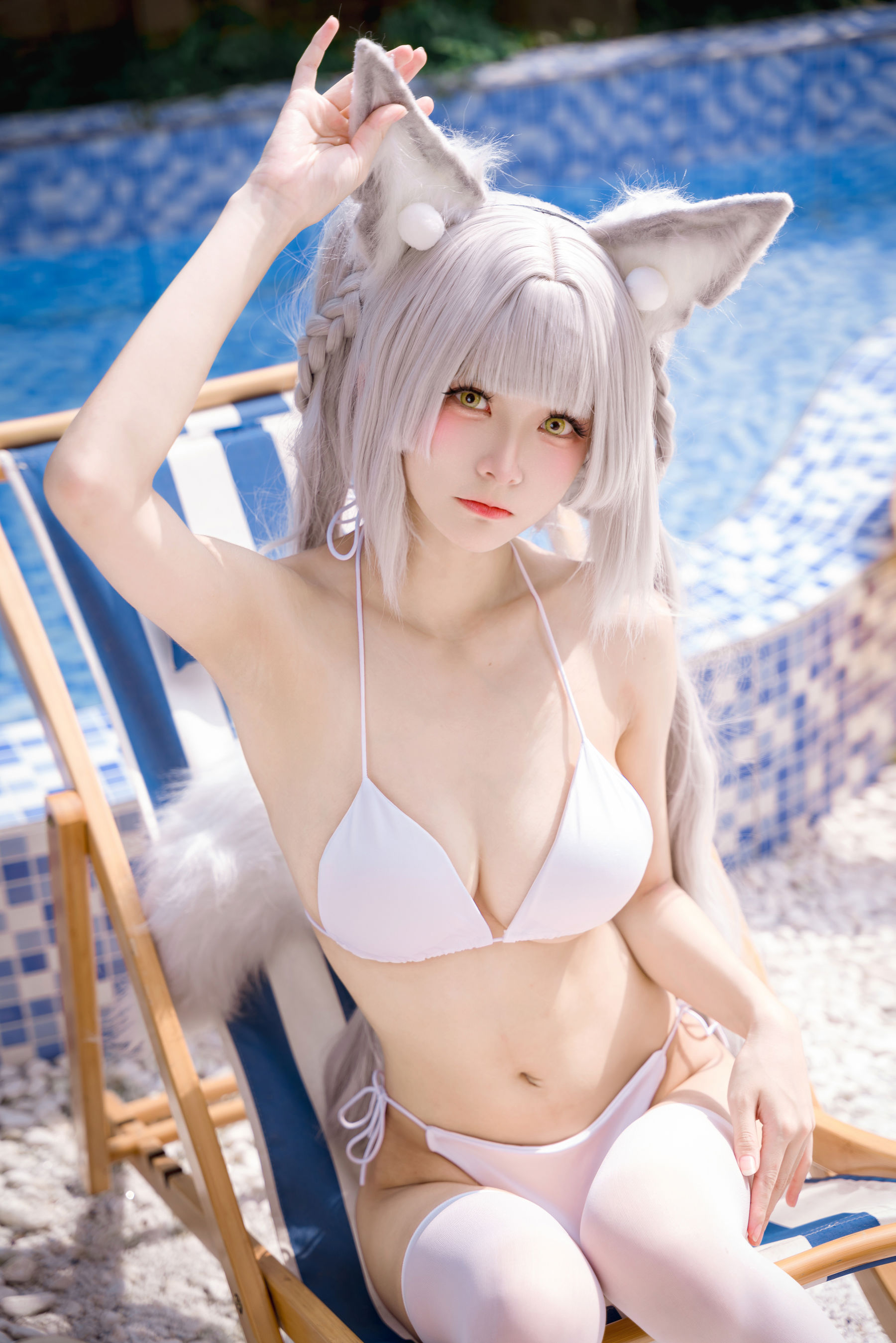 九柒喵 - 朝凪泳装