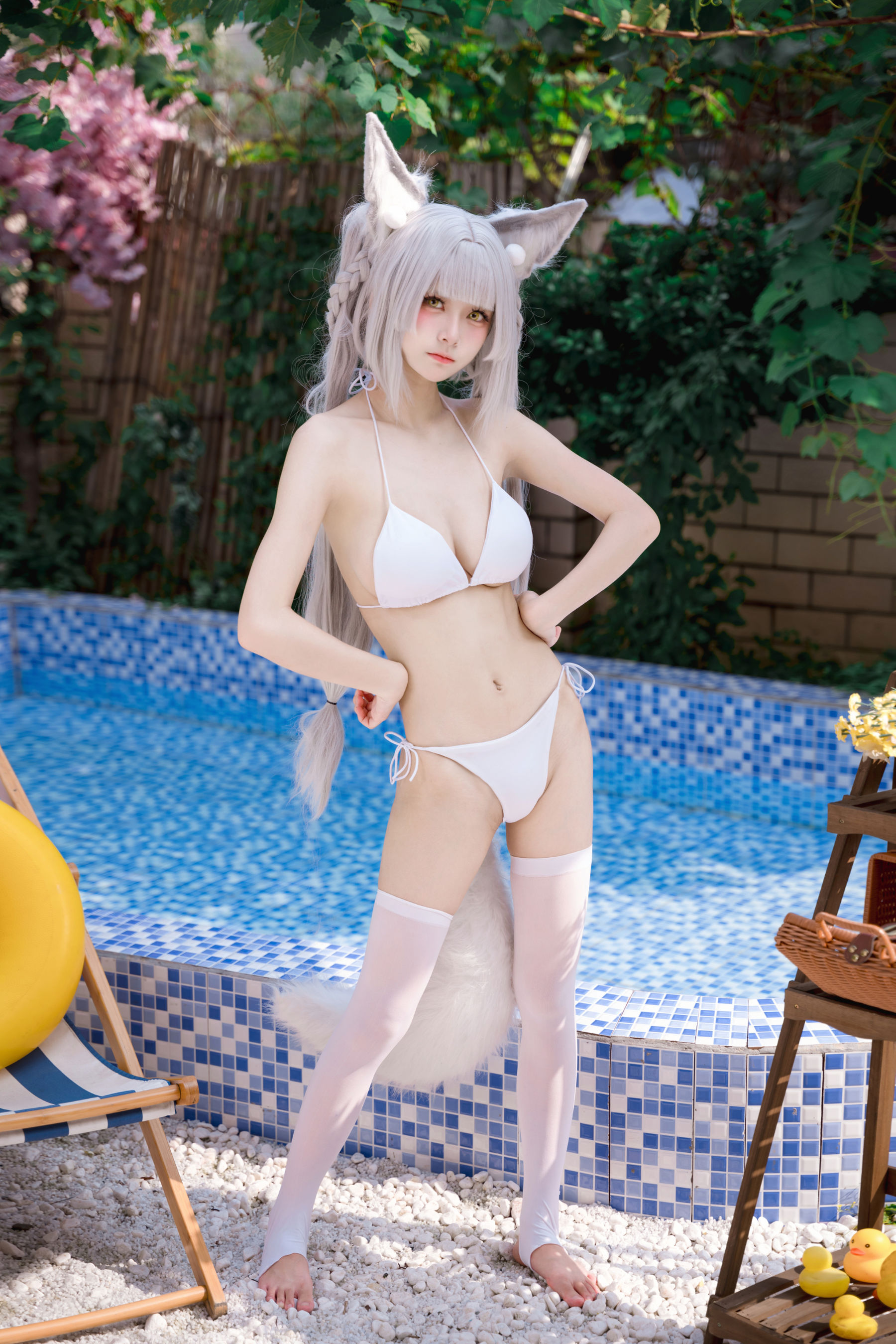 九柒喵 - 朝凪泳装