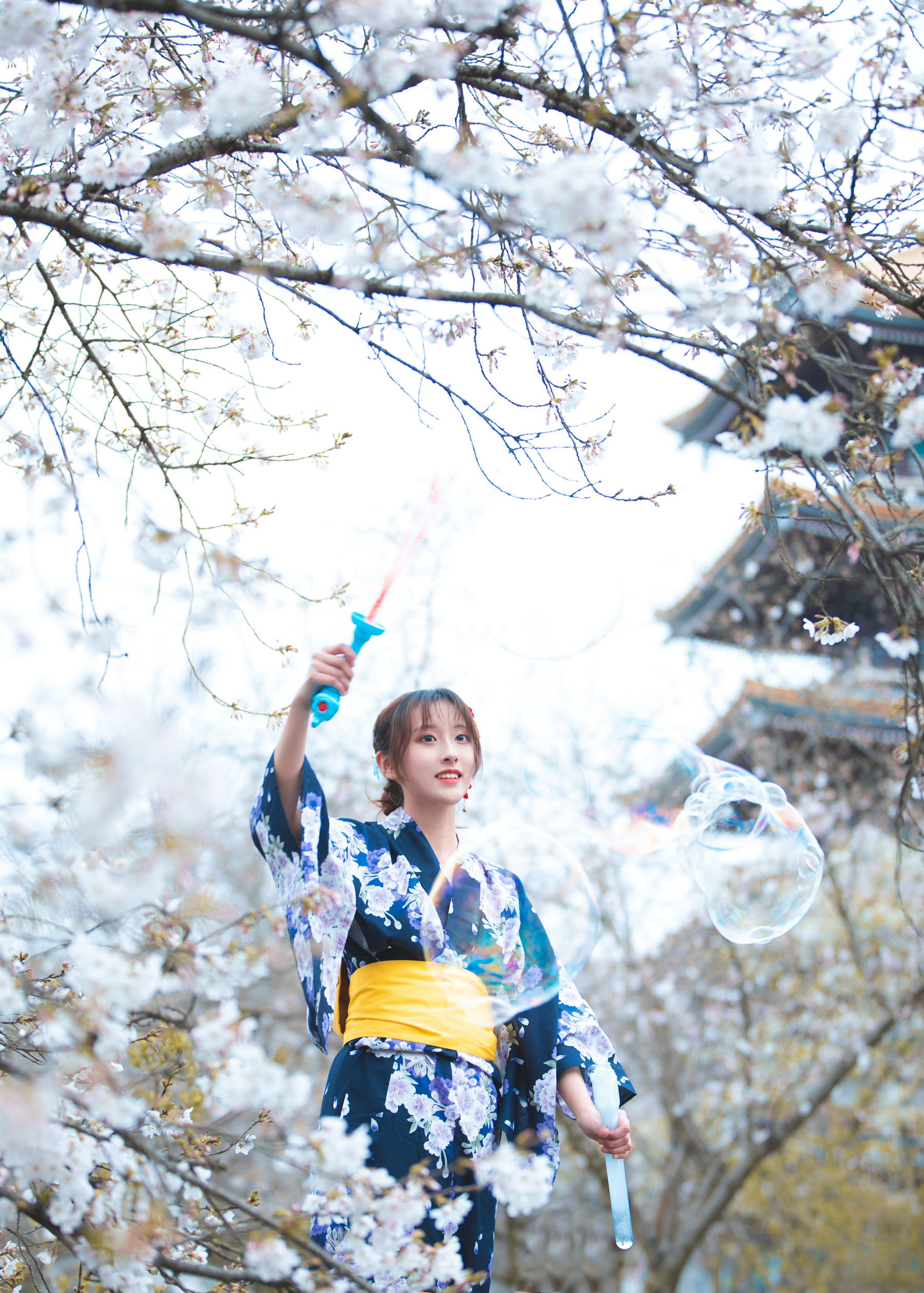 冬马路纱 - 樱园浴衣