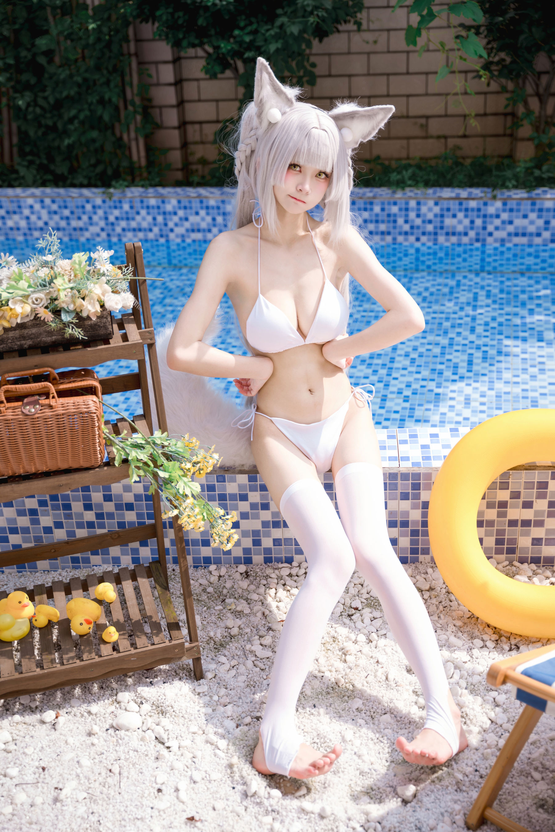 九柒喵 - 朝凪泳装