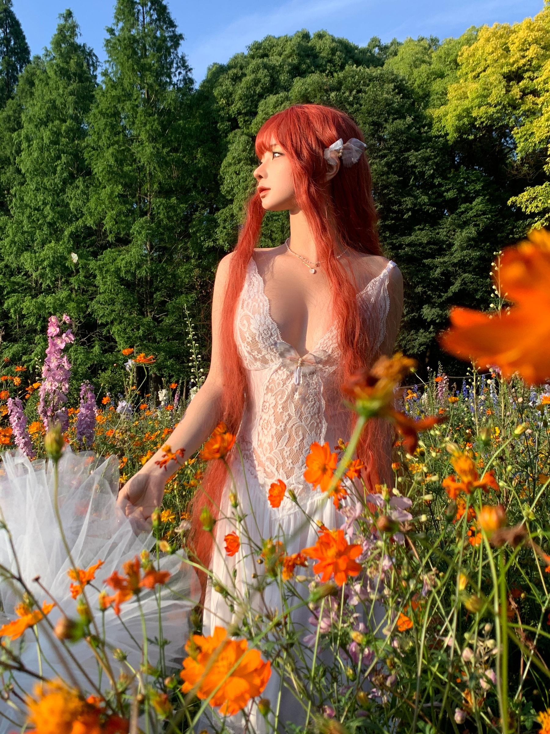 动漫博主 蠢沫沫 - 花丛婚纱  第56张