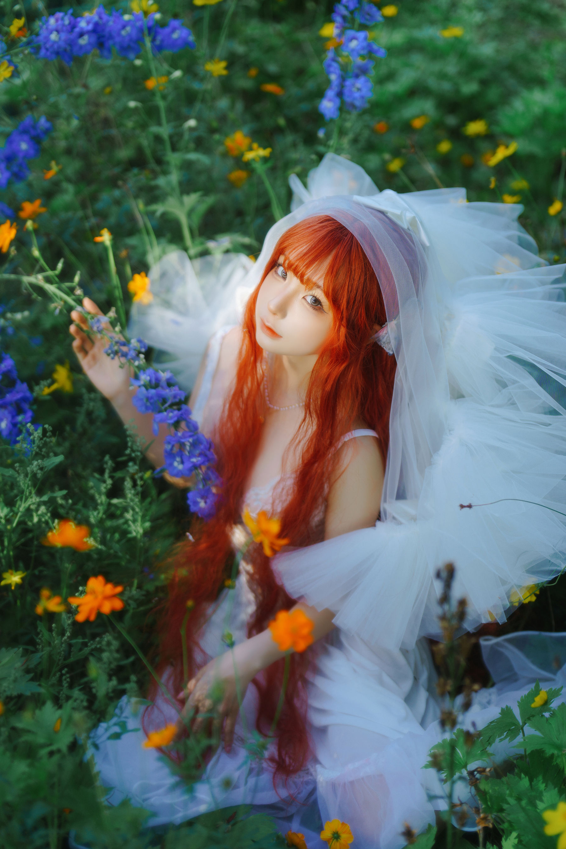 动漫博主 蠢沫沫 - 花丛婚纱  第12张