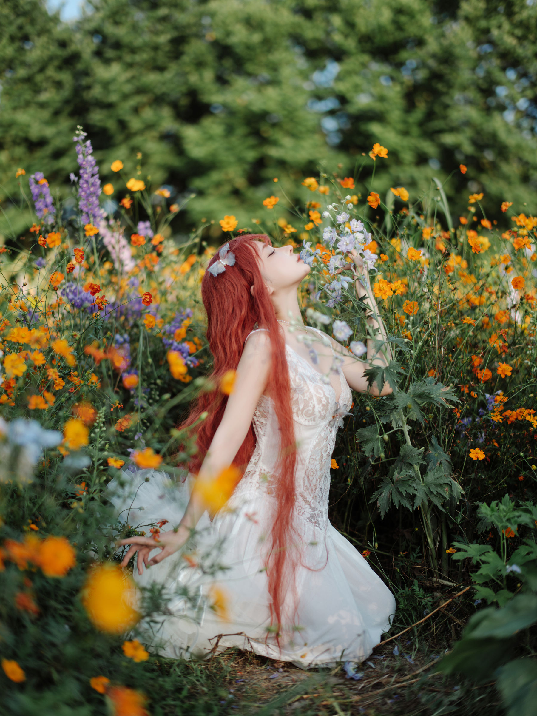 动漫博主 蠢沫沫 - 花丛婚纱  第50张