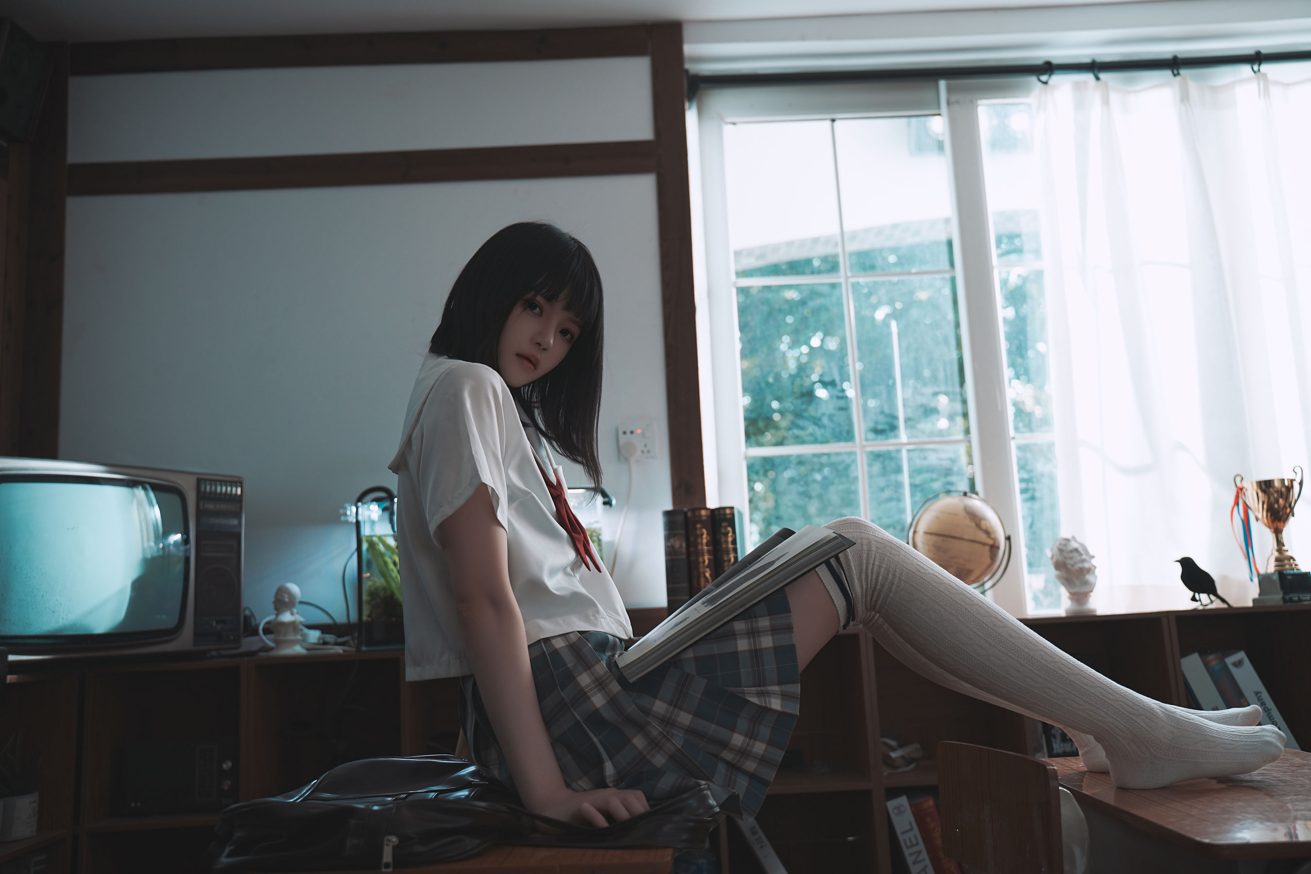 桜桃喵 - 教室死库水  第3张