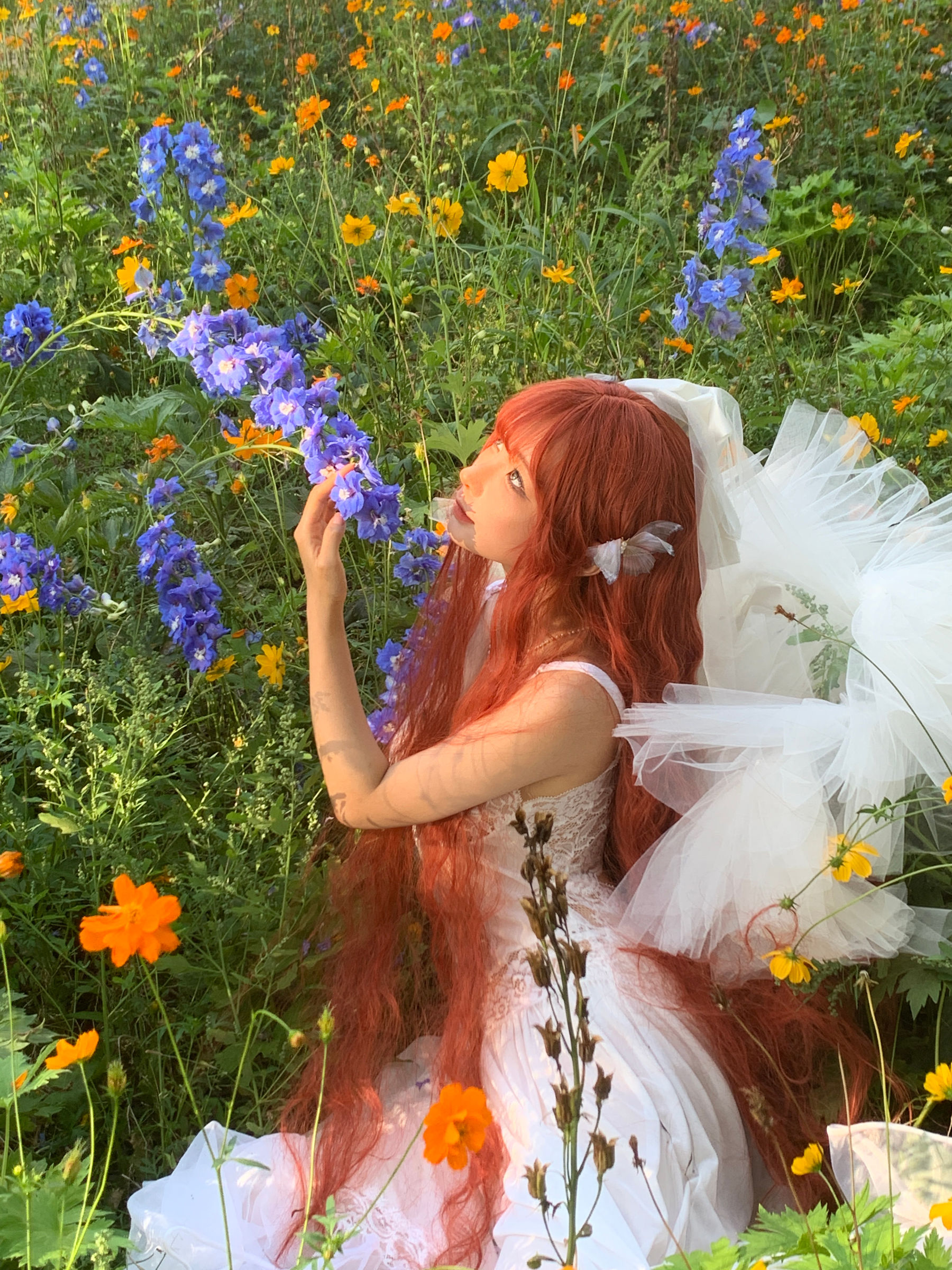 动漫博主 蠢沫沫 - 花丛婚纱  第59张