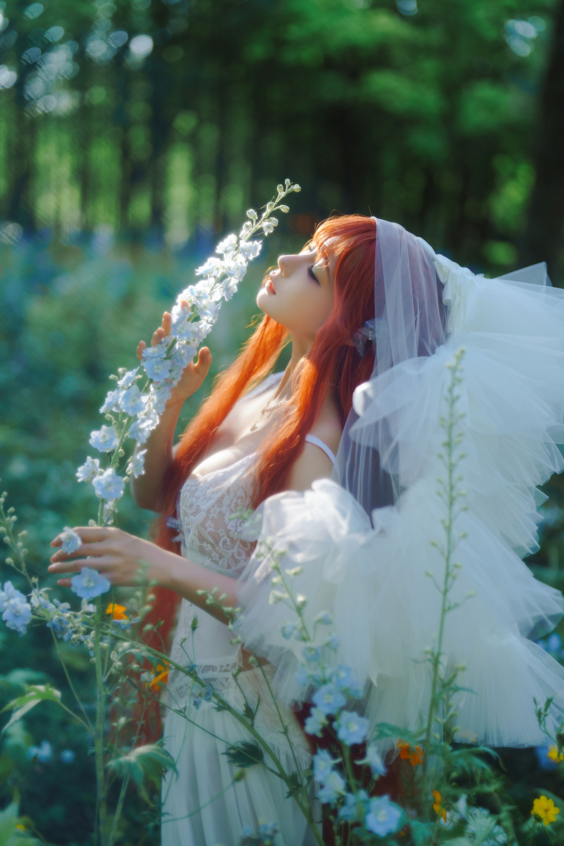 动漫博主 蠢沫沫 - 花丛婚纱  第11张