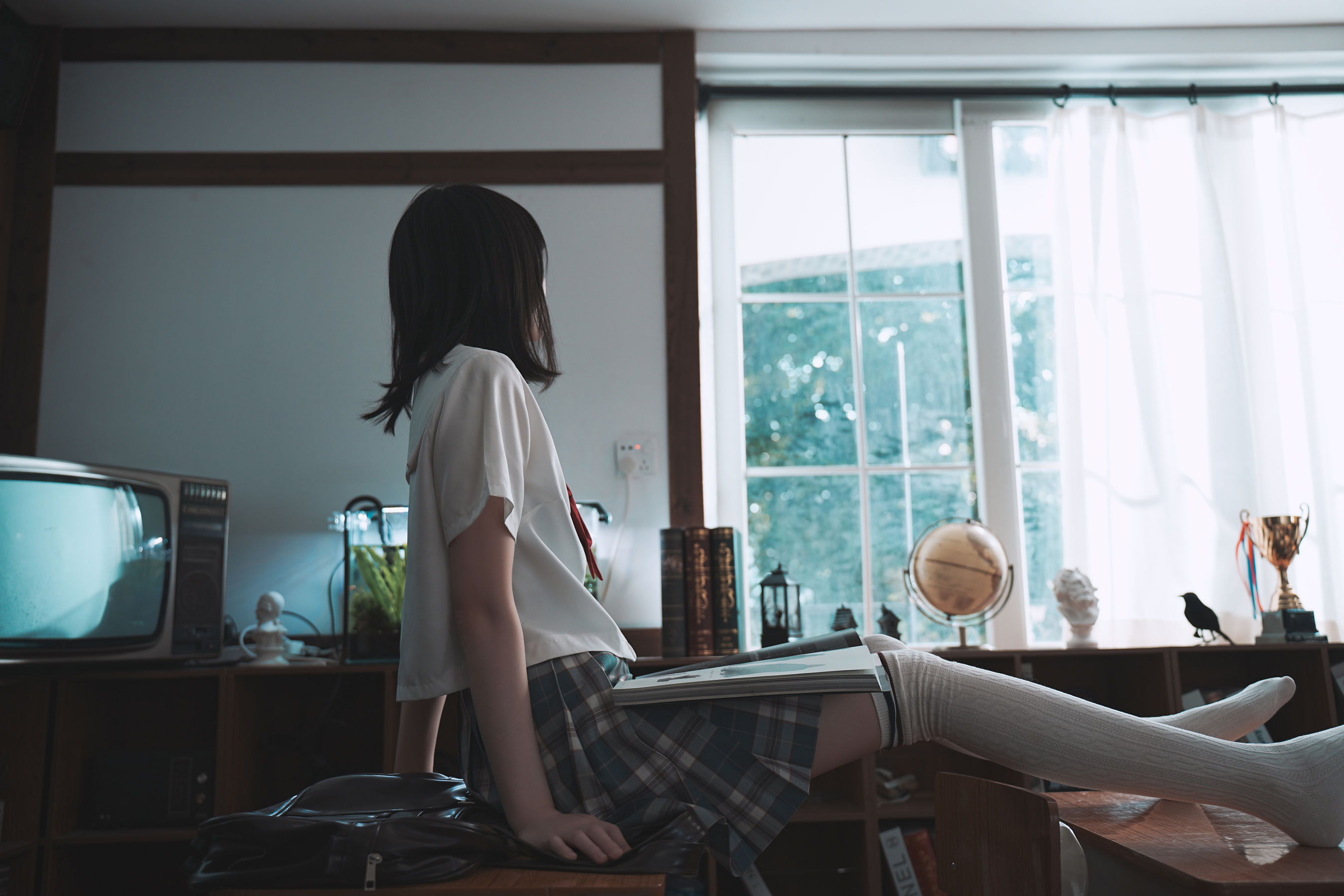 桜桃喵 - 教室死库水  第2张