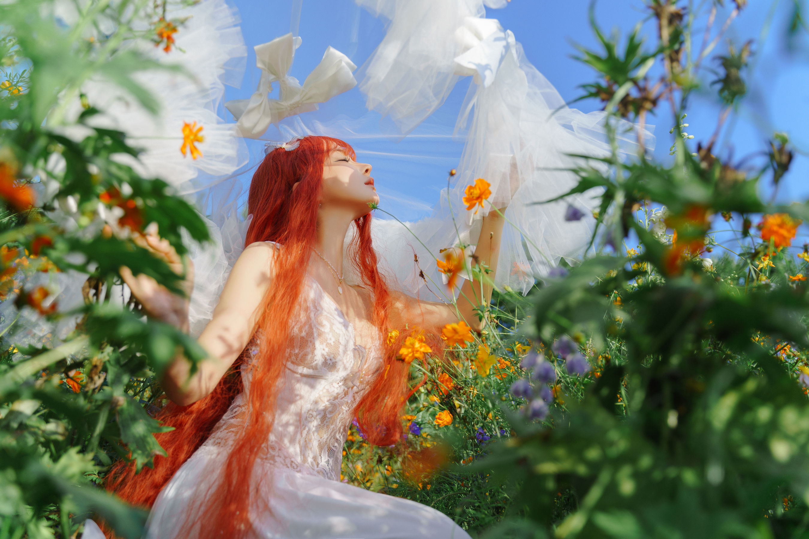 动漫博主 蠢沫沫 - 花丛婚纱  第18张