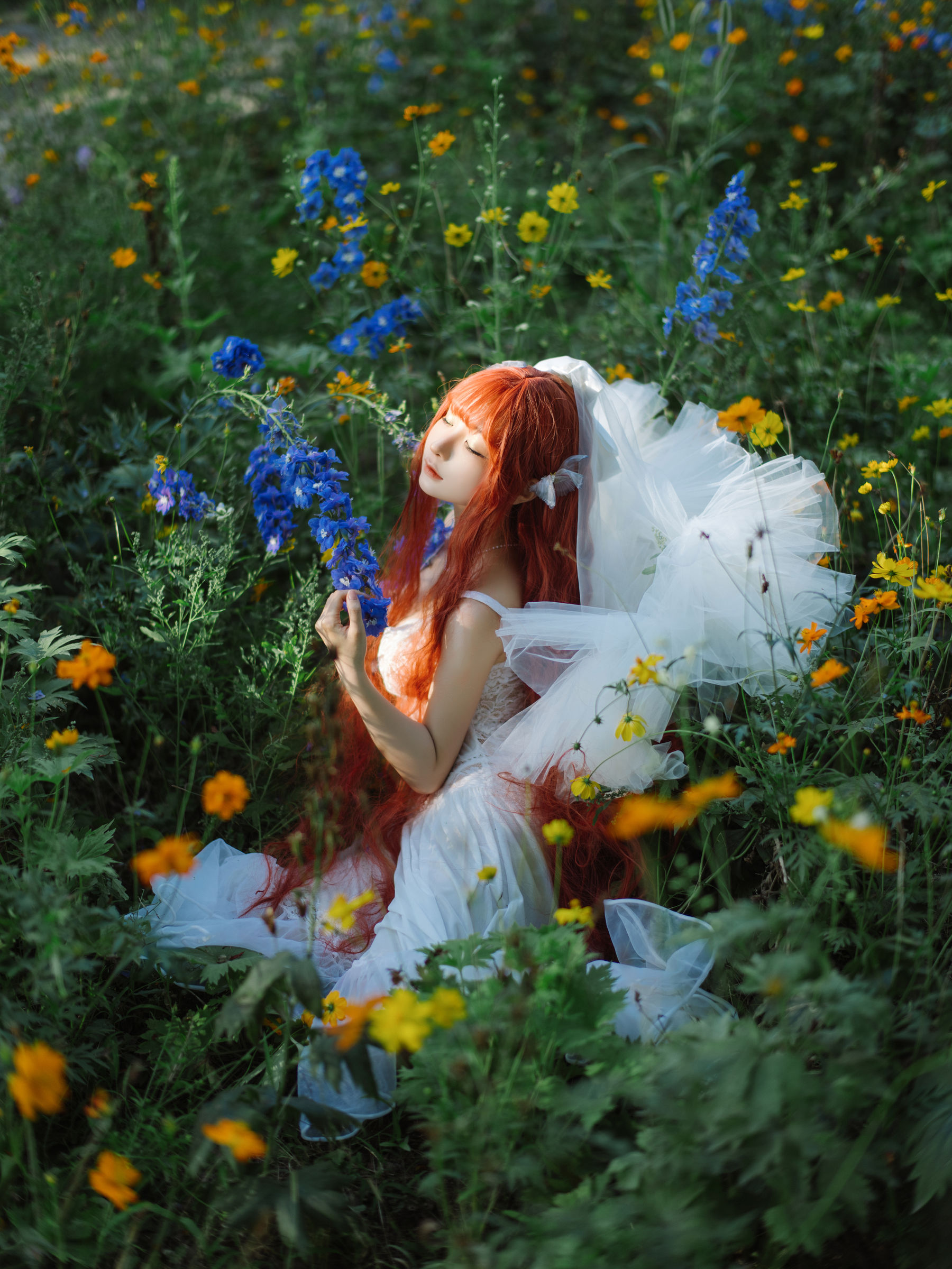 动漫博主 蠢沫沫 - 花丛婚纱  第43张