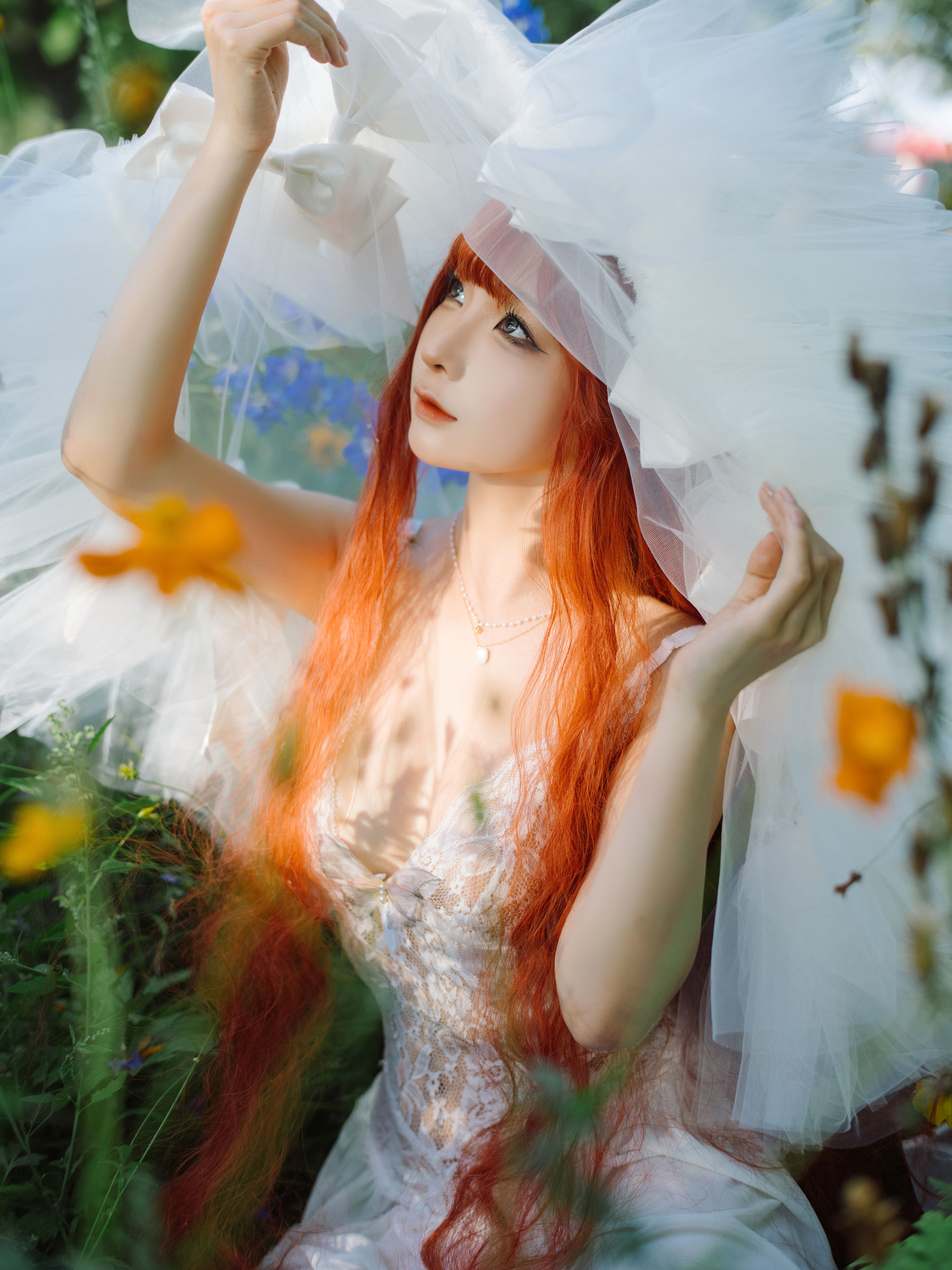 动漫博主 蠢沫沫 - 花丛婚纱  第44张