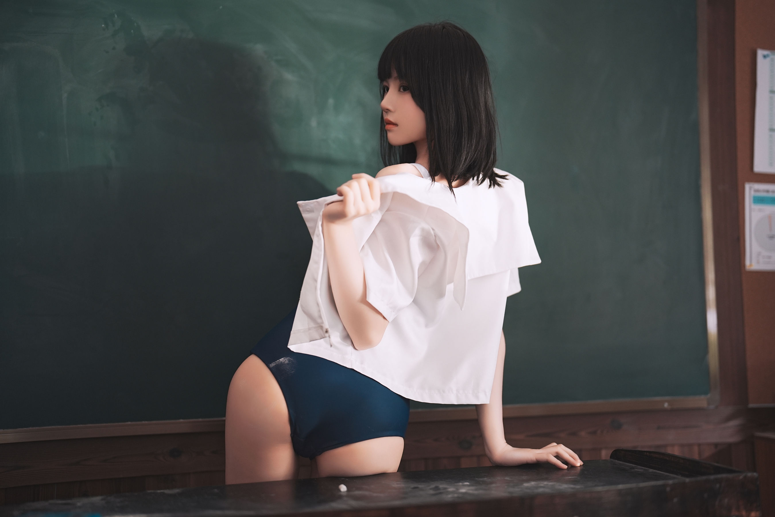 桜桃喵 - 教室死库水  第18张