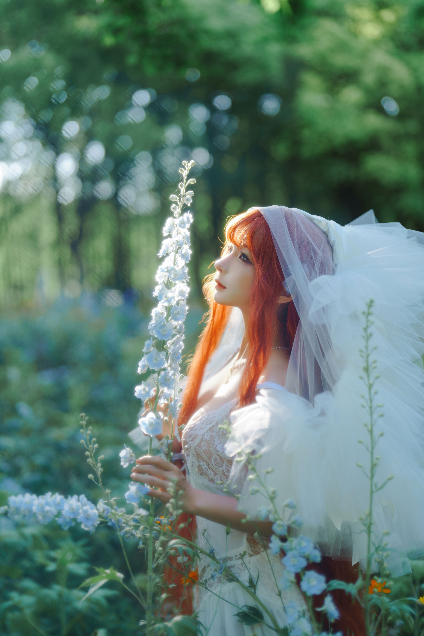 动漫博主 蠢沫沫 - 花丛婚纱  第10张