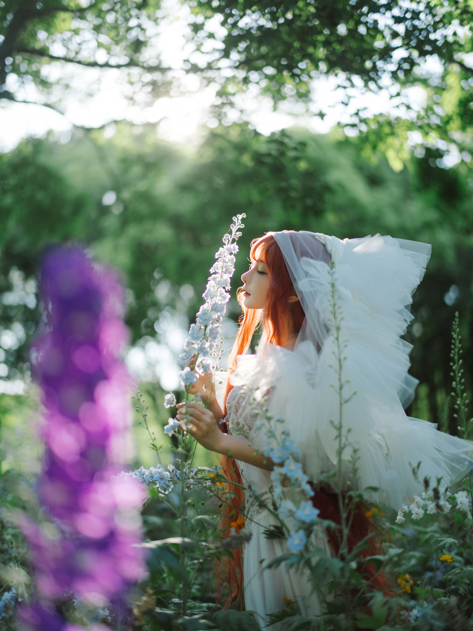 动漫博主 蠢沫沫 - 花丛婚纱  第42张