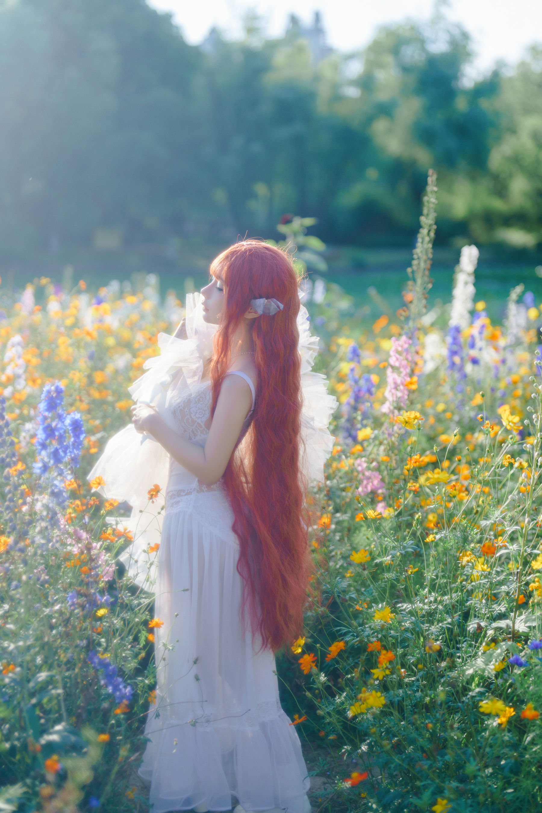 动漫博主 蠢沫沫 - 花丛婚纱  第19张