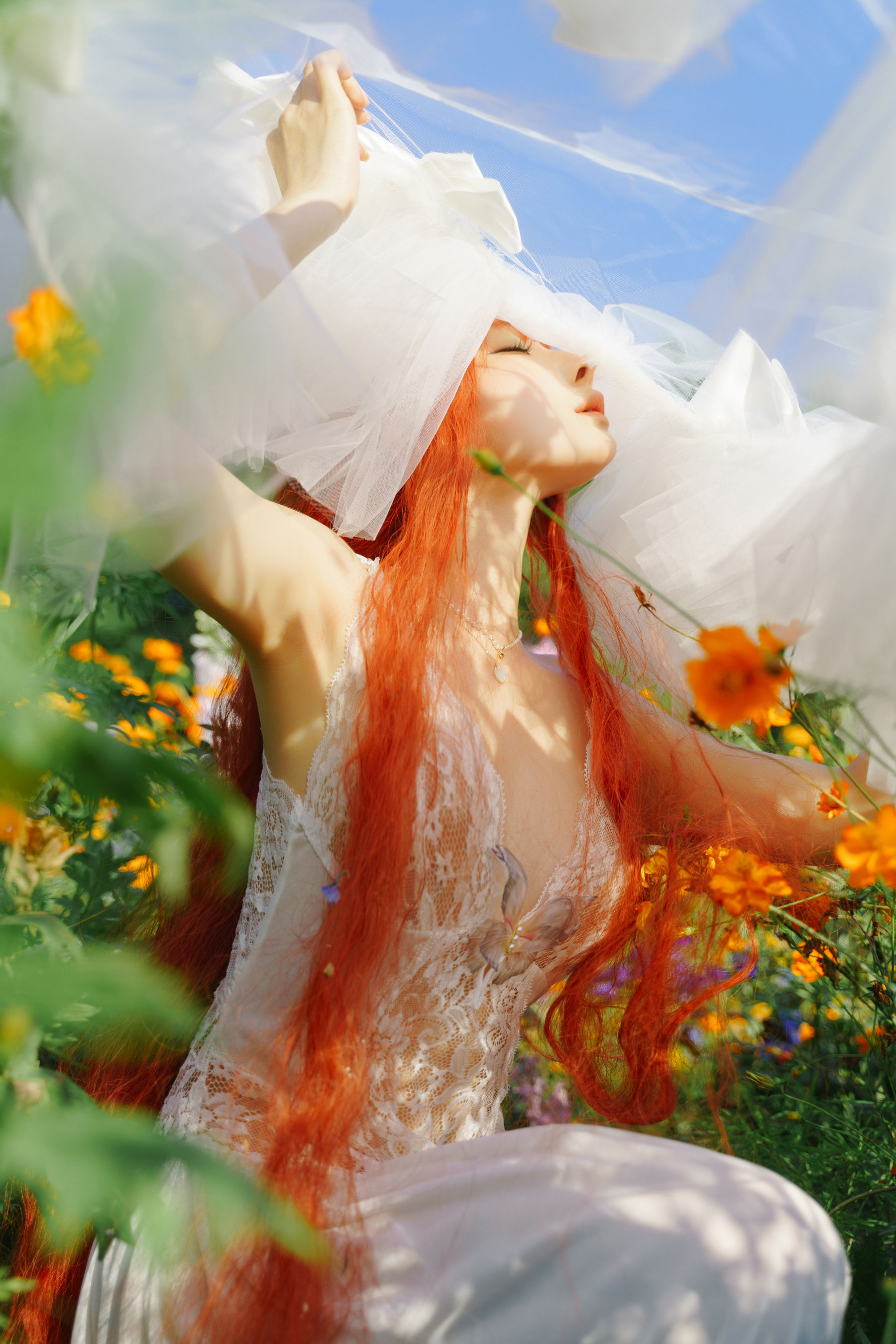 动漫博主 蠢沫沫 - 花丛婚纱  第16张