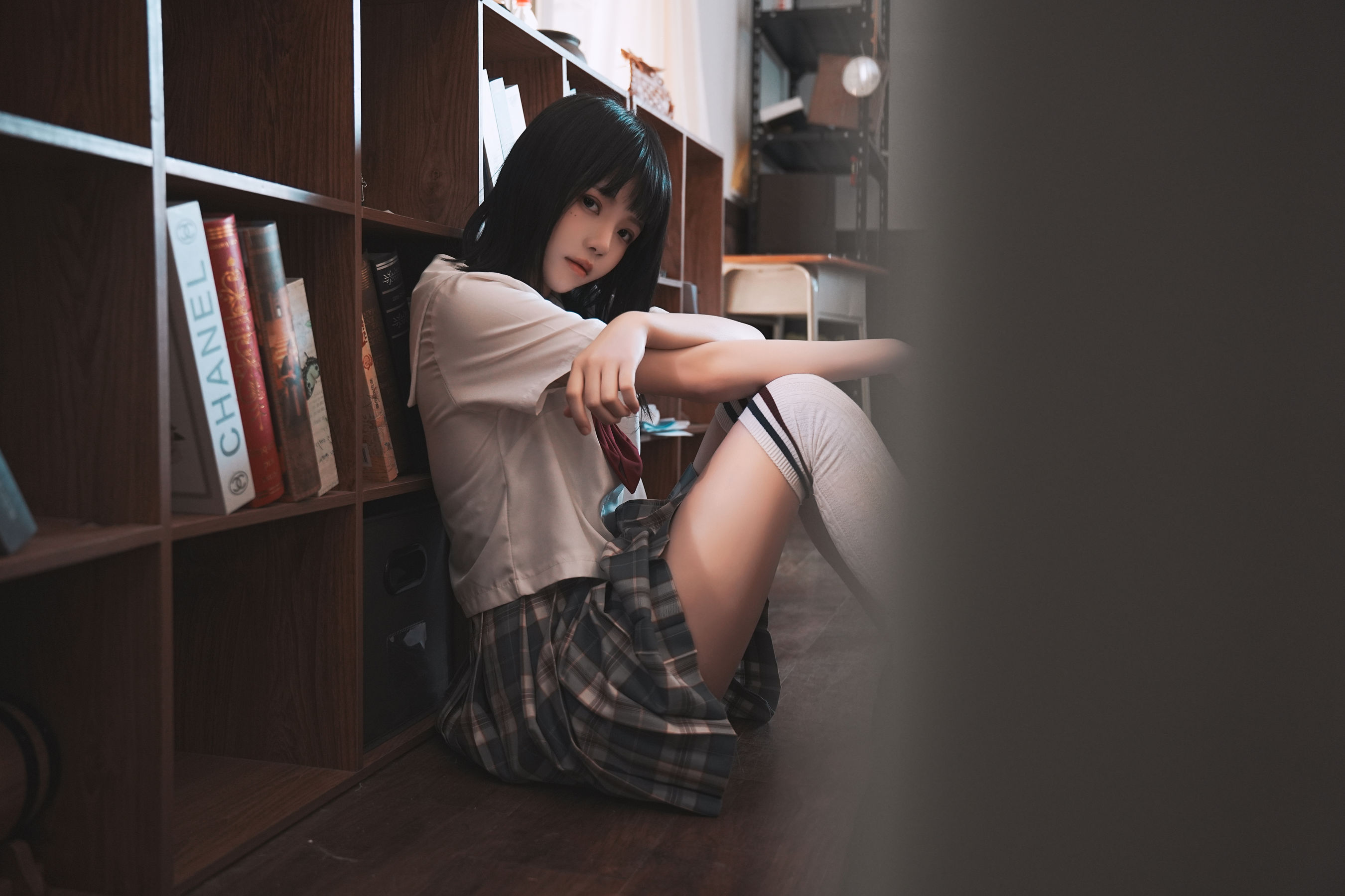 桜桃喵 - 教室死库水  第1张