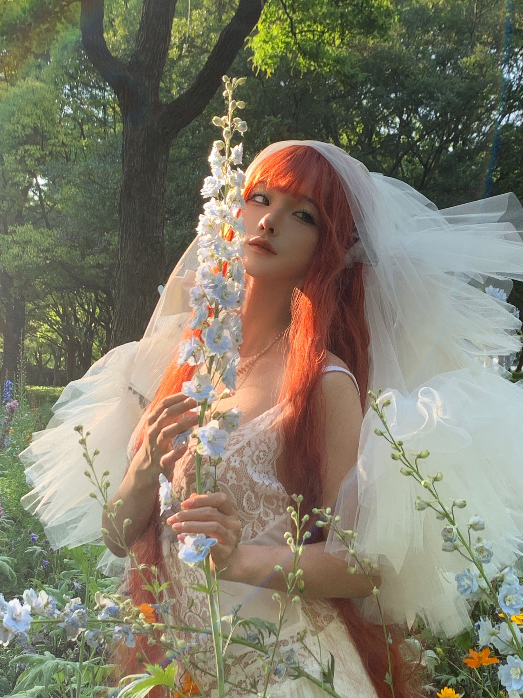 动漫博主 蠢沫沫 - 花丛婚纱  第57张