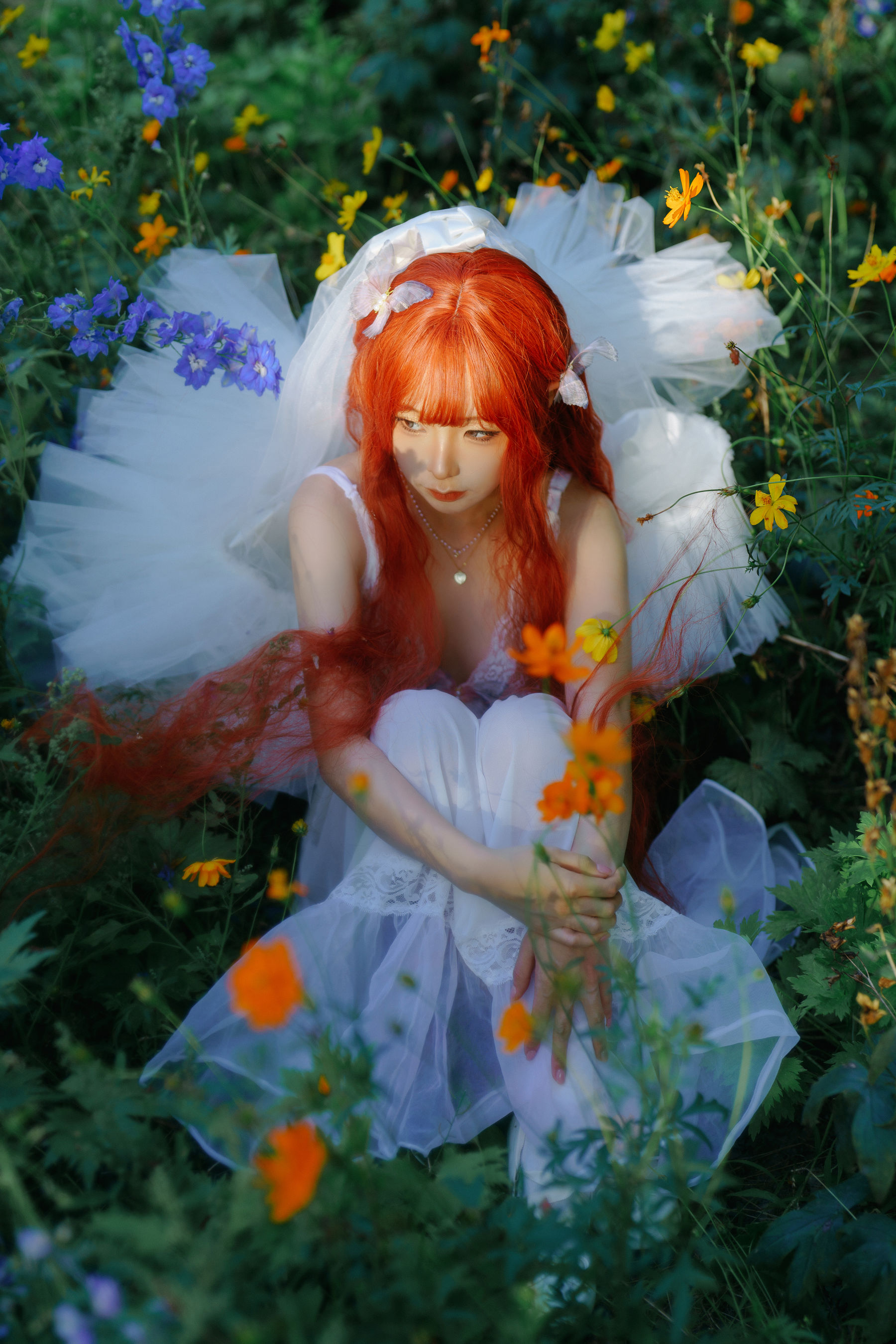 动漫博主 蠢沫沫 - 花丛婚纱  第14张