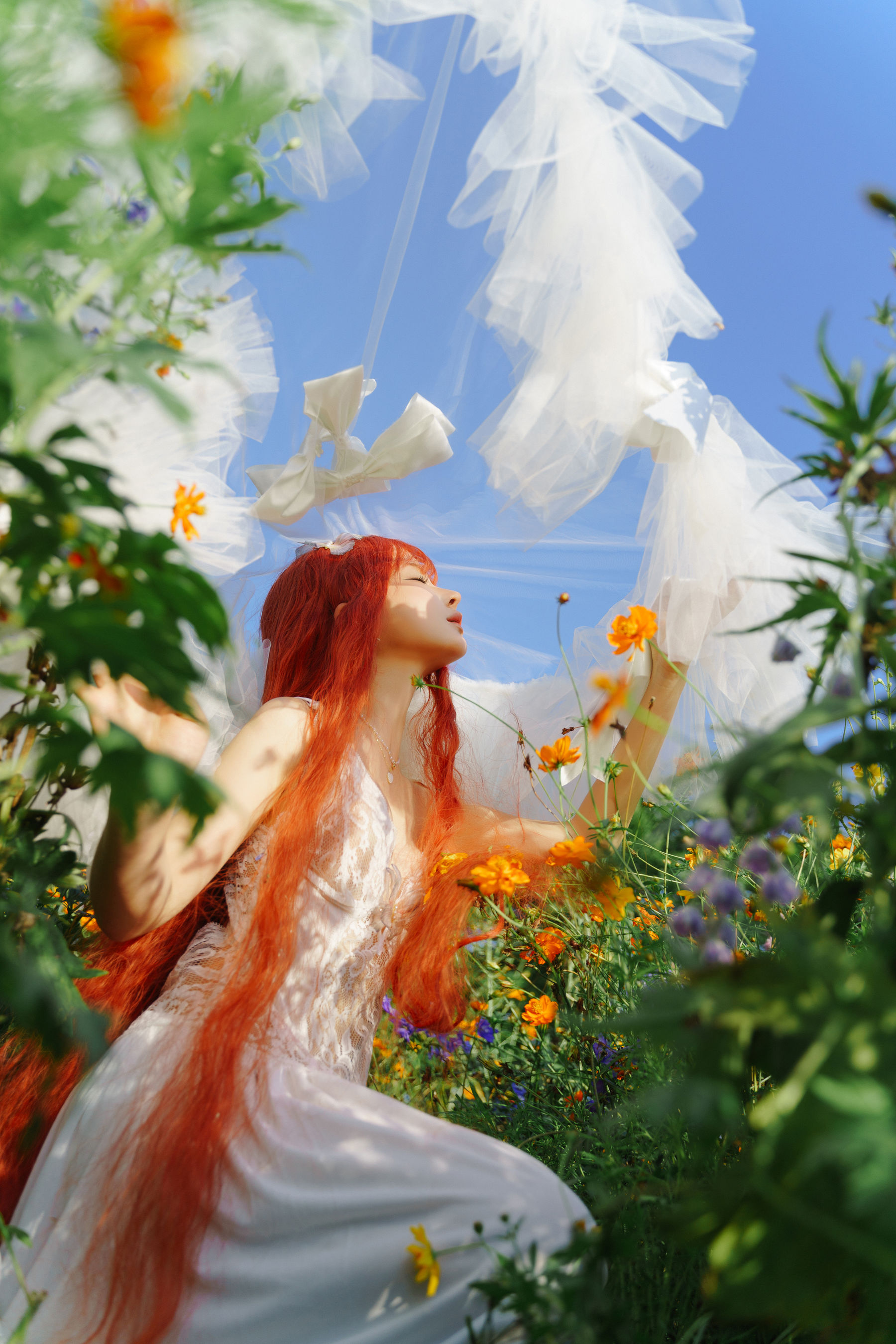 动漫博主 蠢沫沫 - 花丛婚纱  第17张