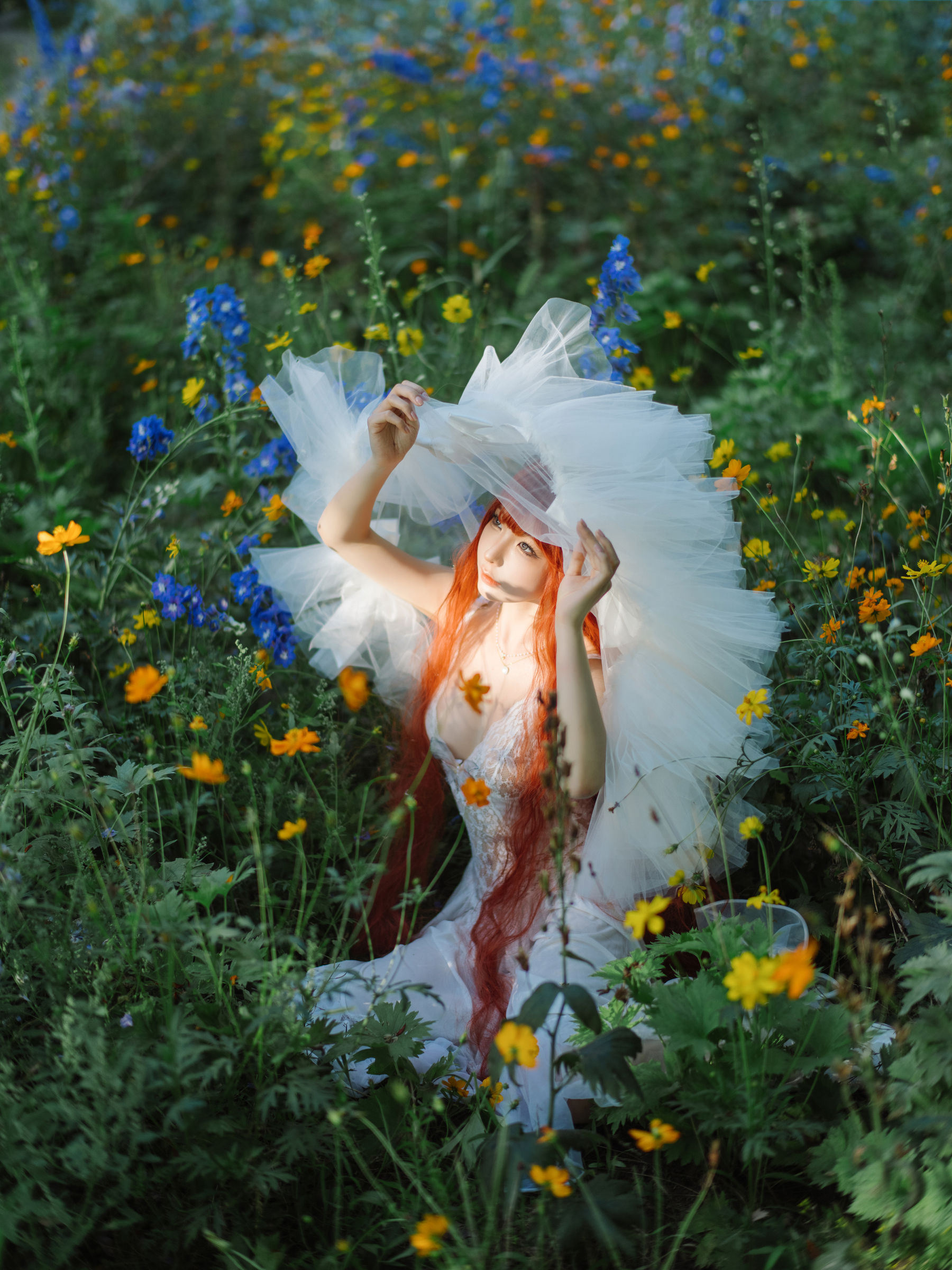 动漫博主 蠢沫沫 - 花丛婚纱  第45张