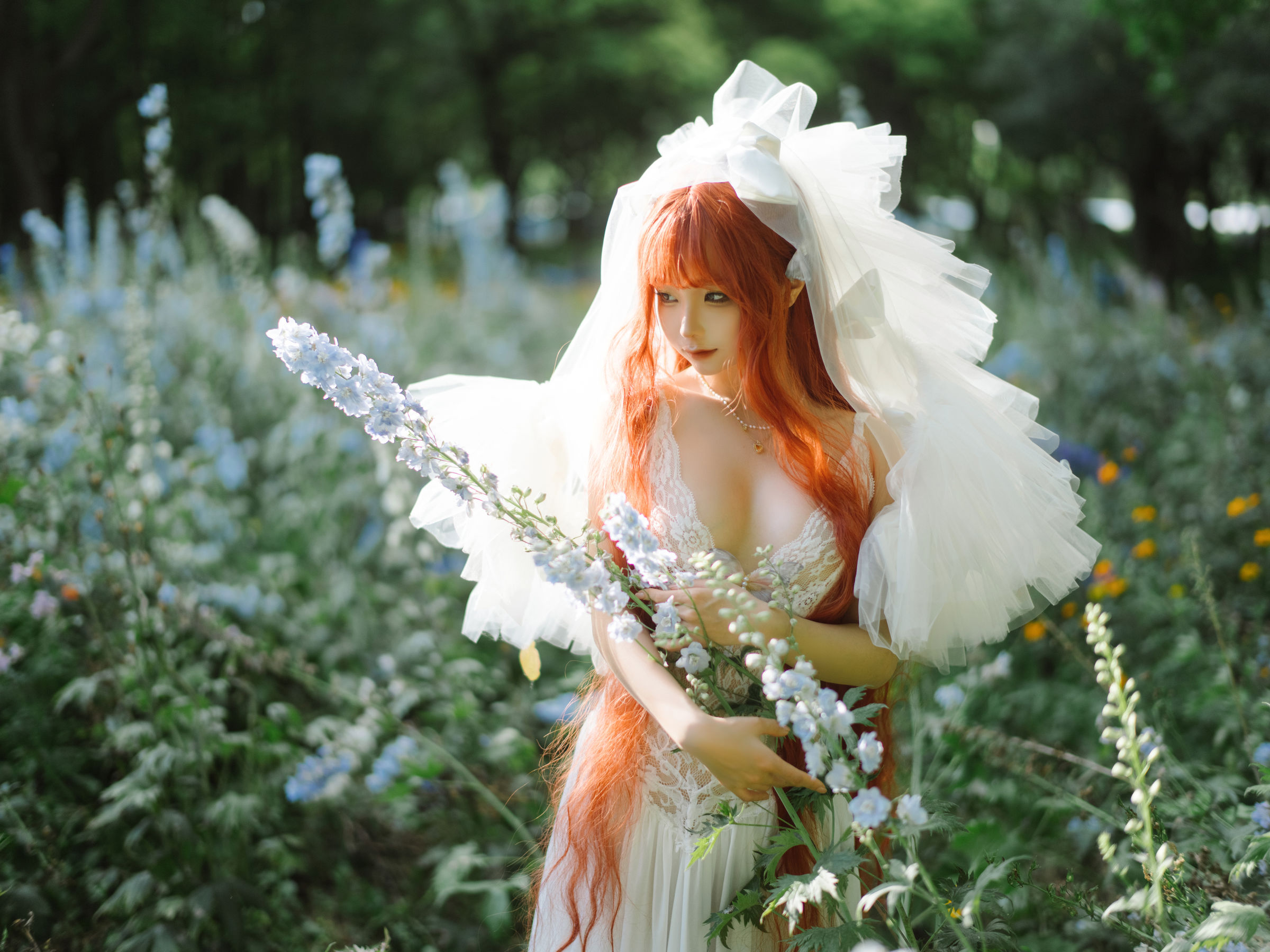 动漫博主 蠢沫沫 - 花丛婚纱  第38张