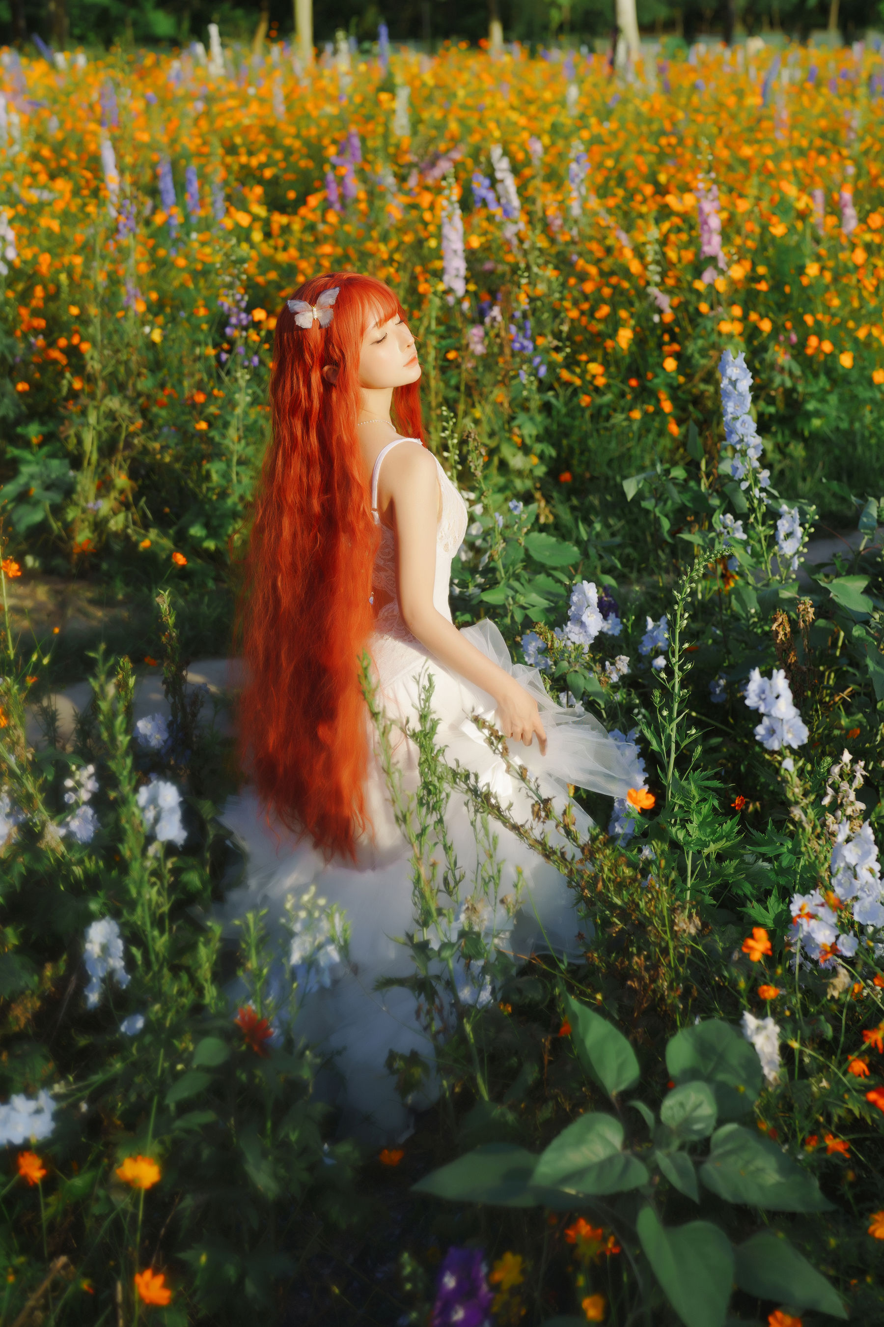 动漫博主 蠢沫沫 - 花丛婚纱  第27张