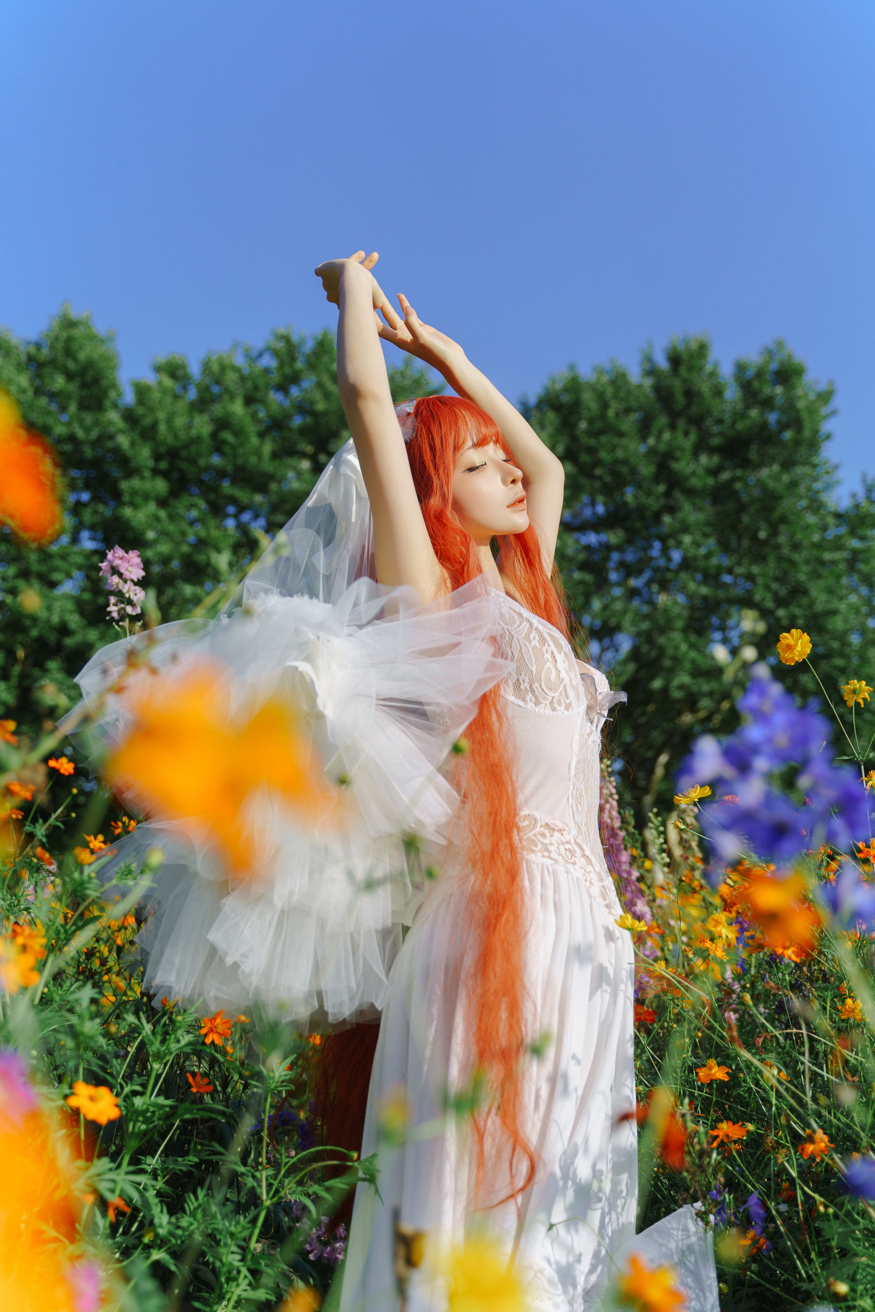 动漫博主 蠢沫沫 - 花丛婚纱  第15张